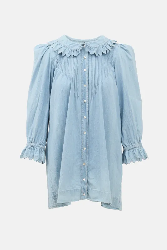 Wing Ruffle Dress sold by VSP Consignment