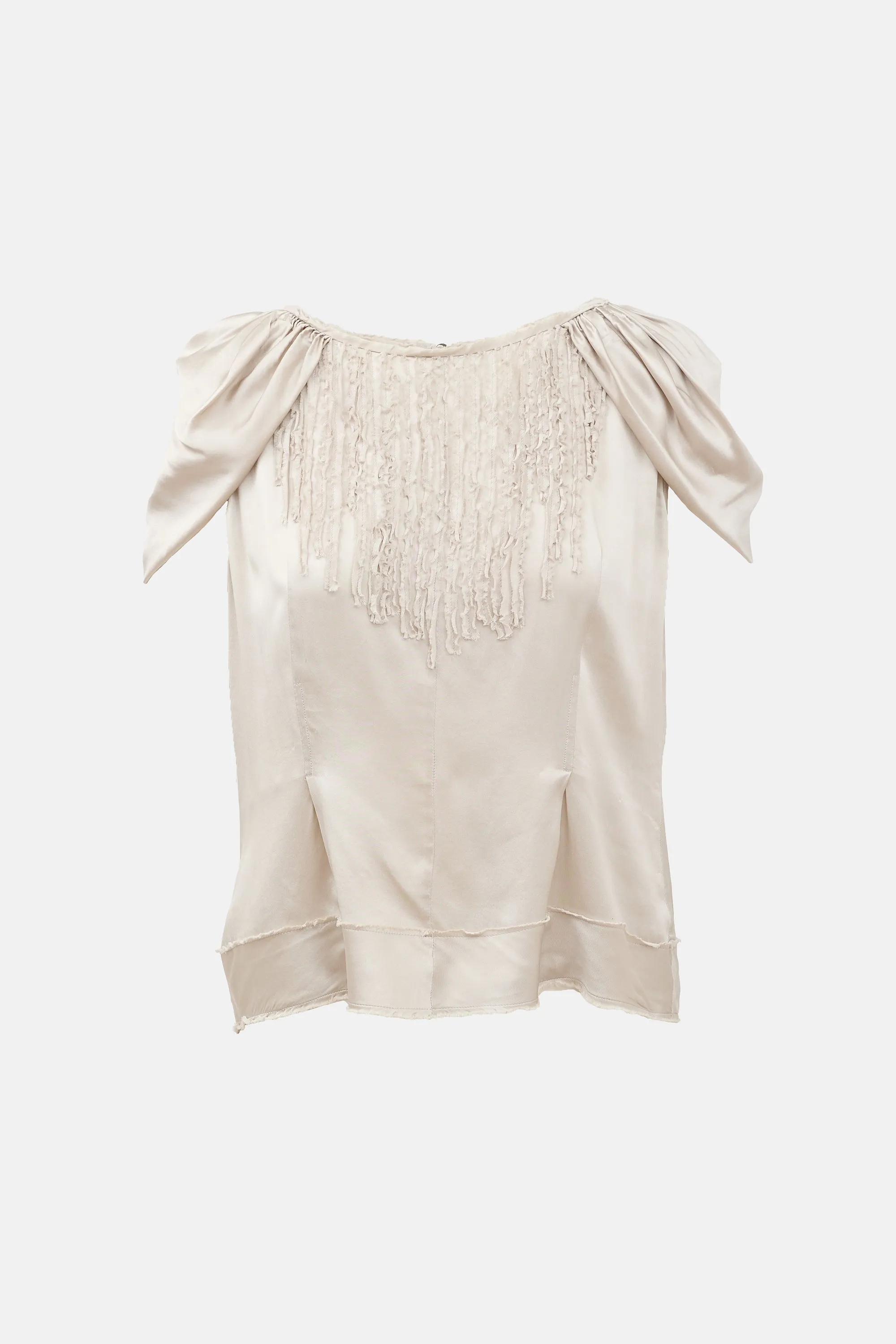 Silk Trim Blouse sold by VSP Consignment