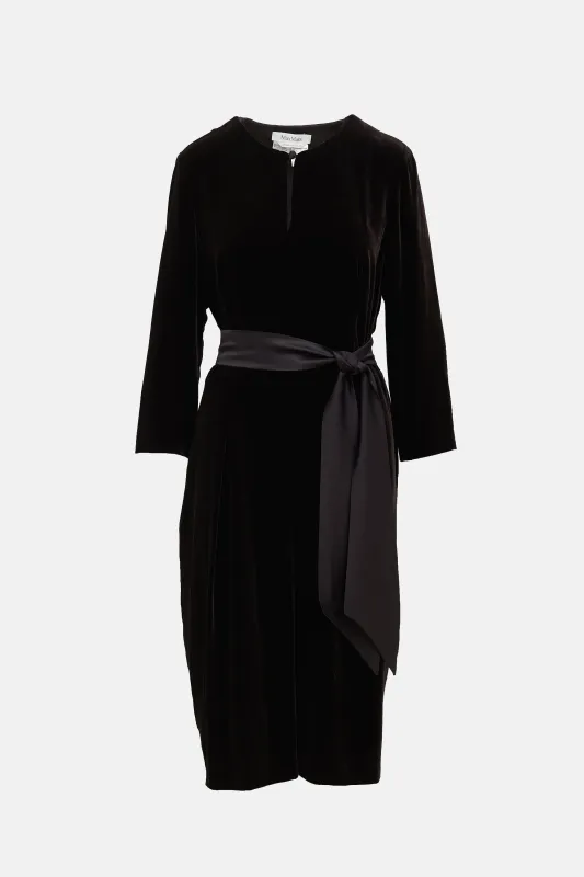 Velvet Belted Dress made by MaxMara