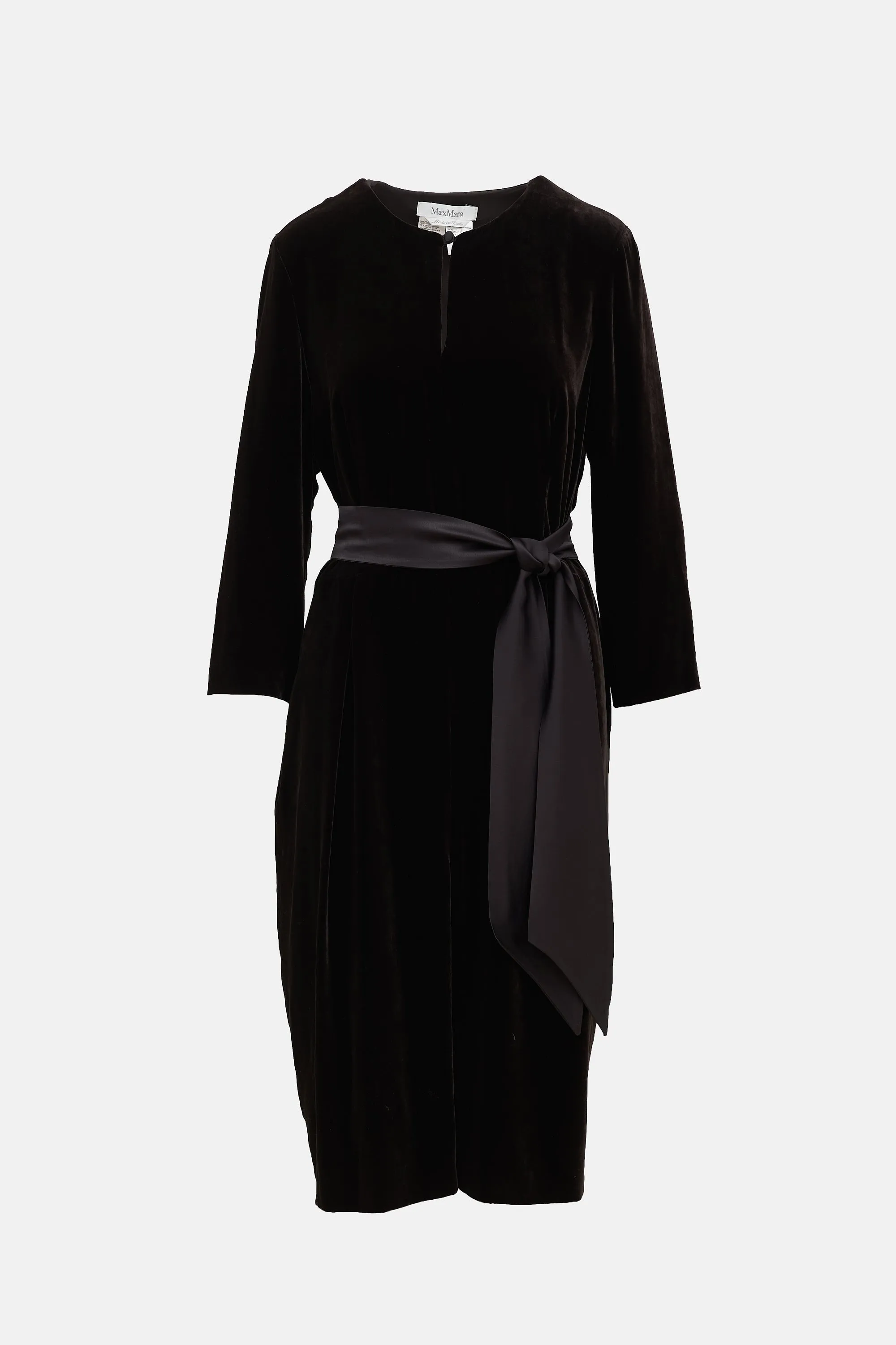 Velvet Belted Dress sold by VSP Consignment
