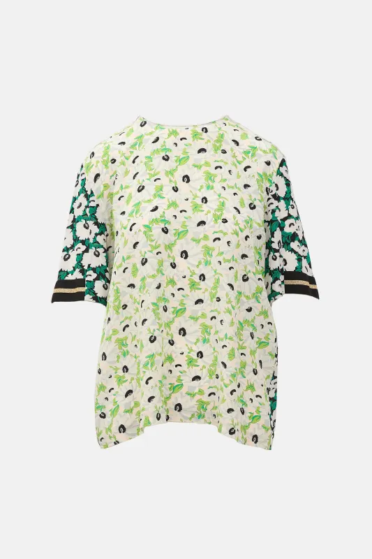 Silk Floral Blouse made by Stella McCartney
