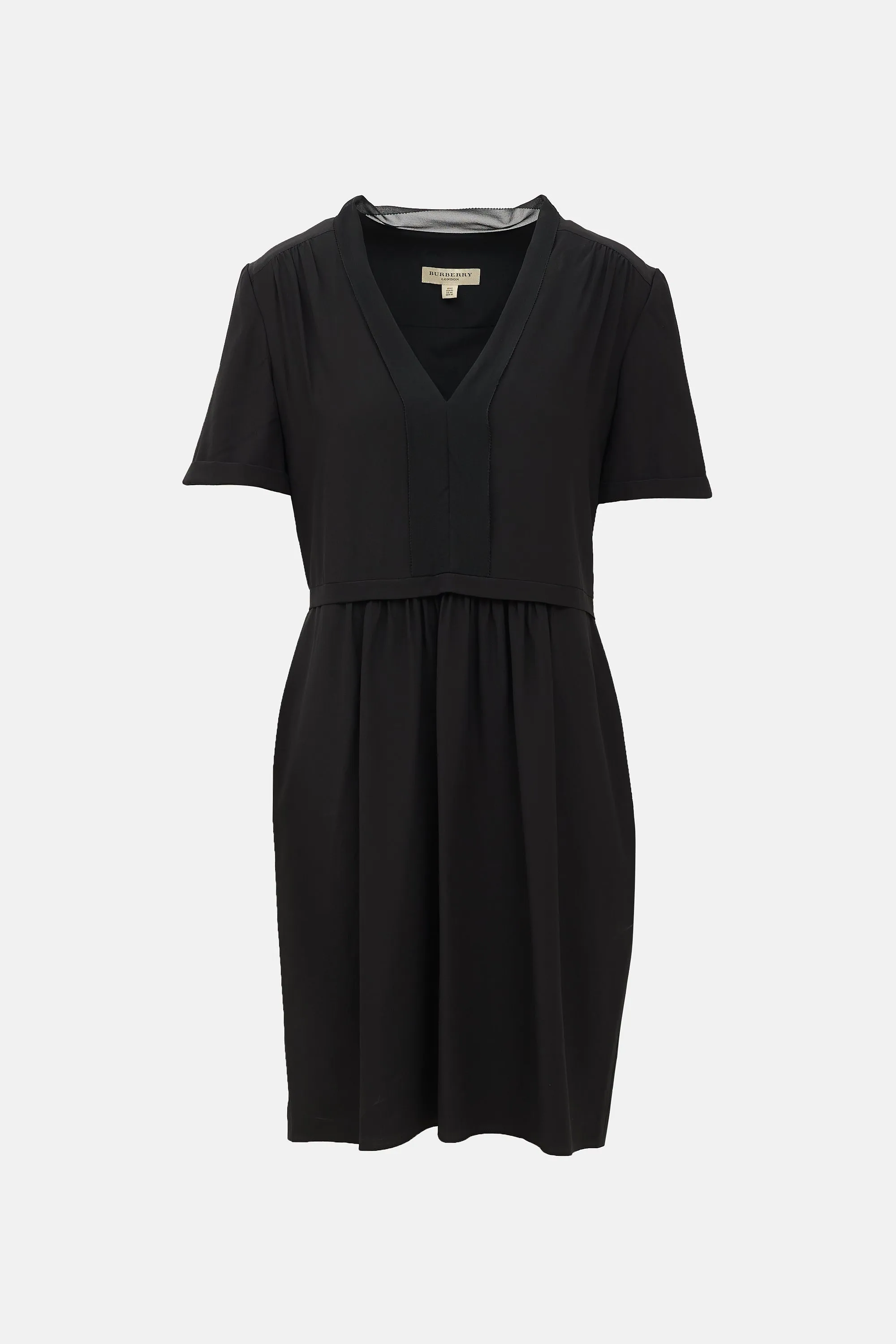 Silk V-Neck Dress sold by VSP Consignment