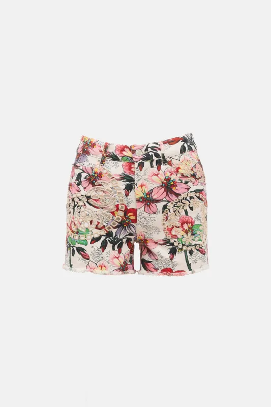 Printed Denim Shorts made by Isabel Marant