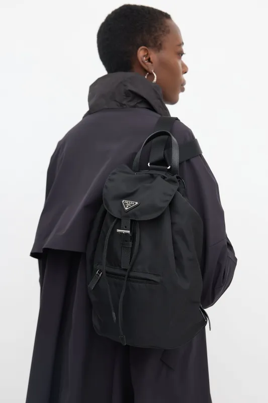 Nylon Vela Backpack sold by VSP Consignment