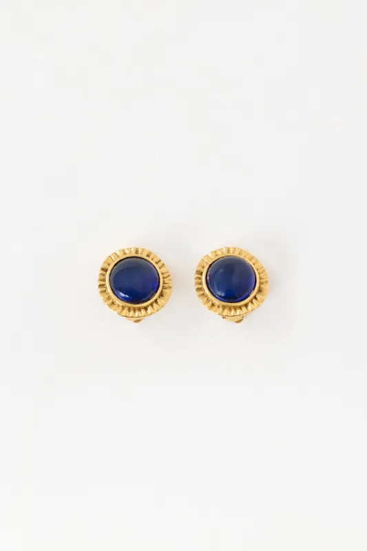 Fall 1994 Gripoix Clip On Earrings made by Chanel