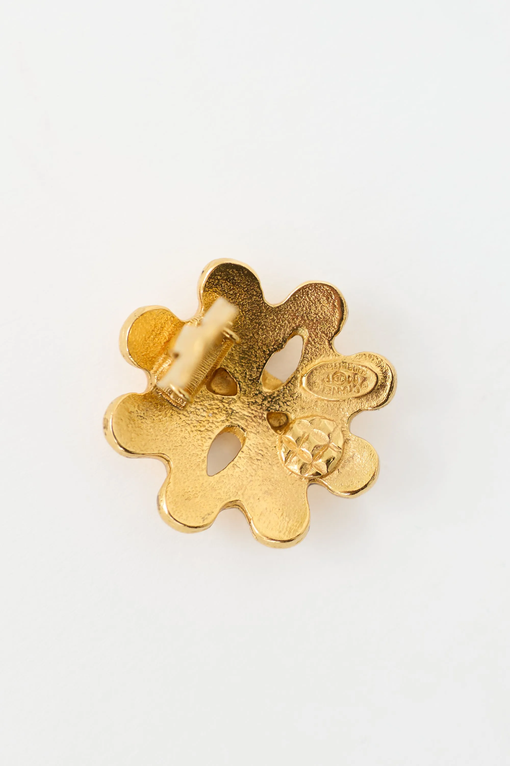 Fall 1994 Flower CC Clip On Earrings sold by VSP Consignment product image thumbnail 3