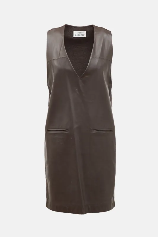 Pre-Fall 2011 Leather & Knit Dress made by Maison Margiela
