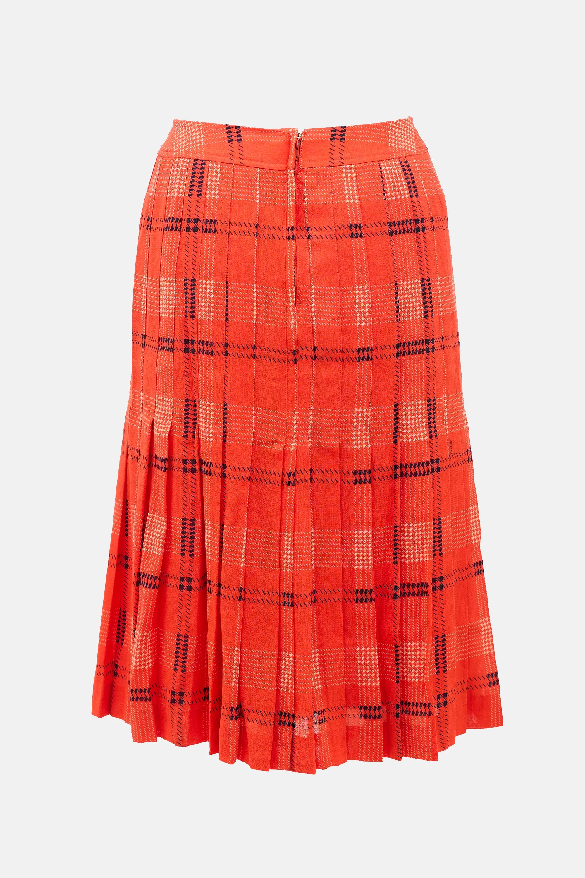 1970s Wool Pleated Skirt sold by VSP Consignment product image thumbnail 2