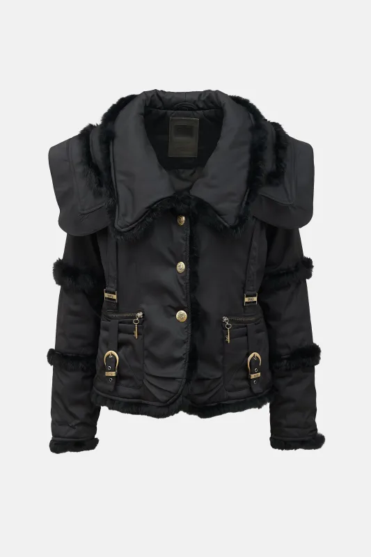 D&G 2000s Fur Trimmed Jacket sold by VSP Consignment