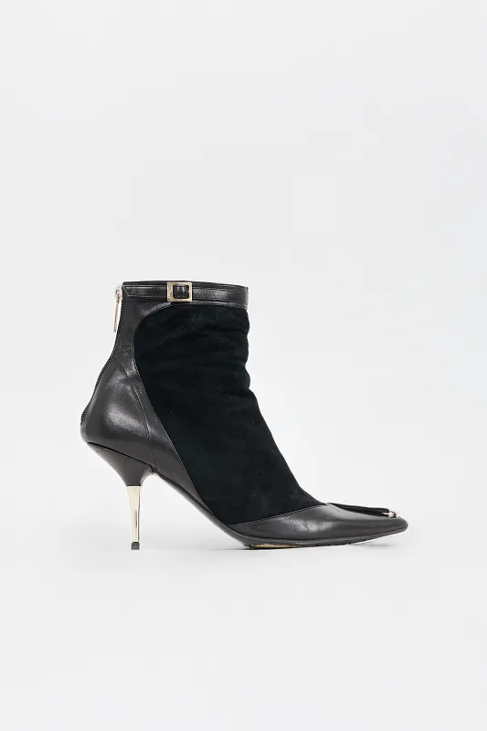 SS 2004 'Hardcore' Suede & Leather Boot made by Dior