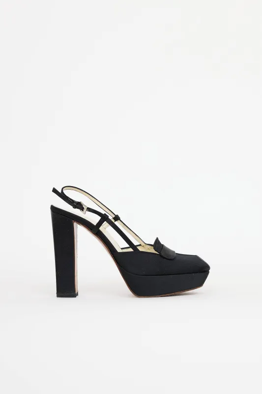 FW 2003 Platform Slingback Heel sold by VSP Consignment