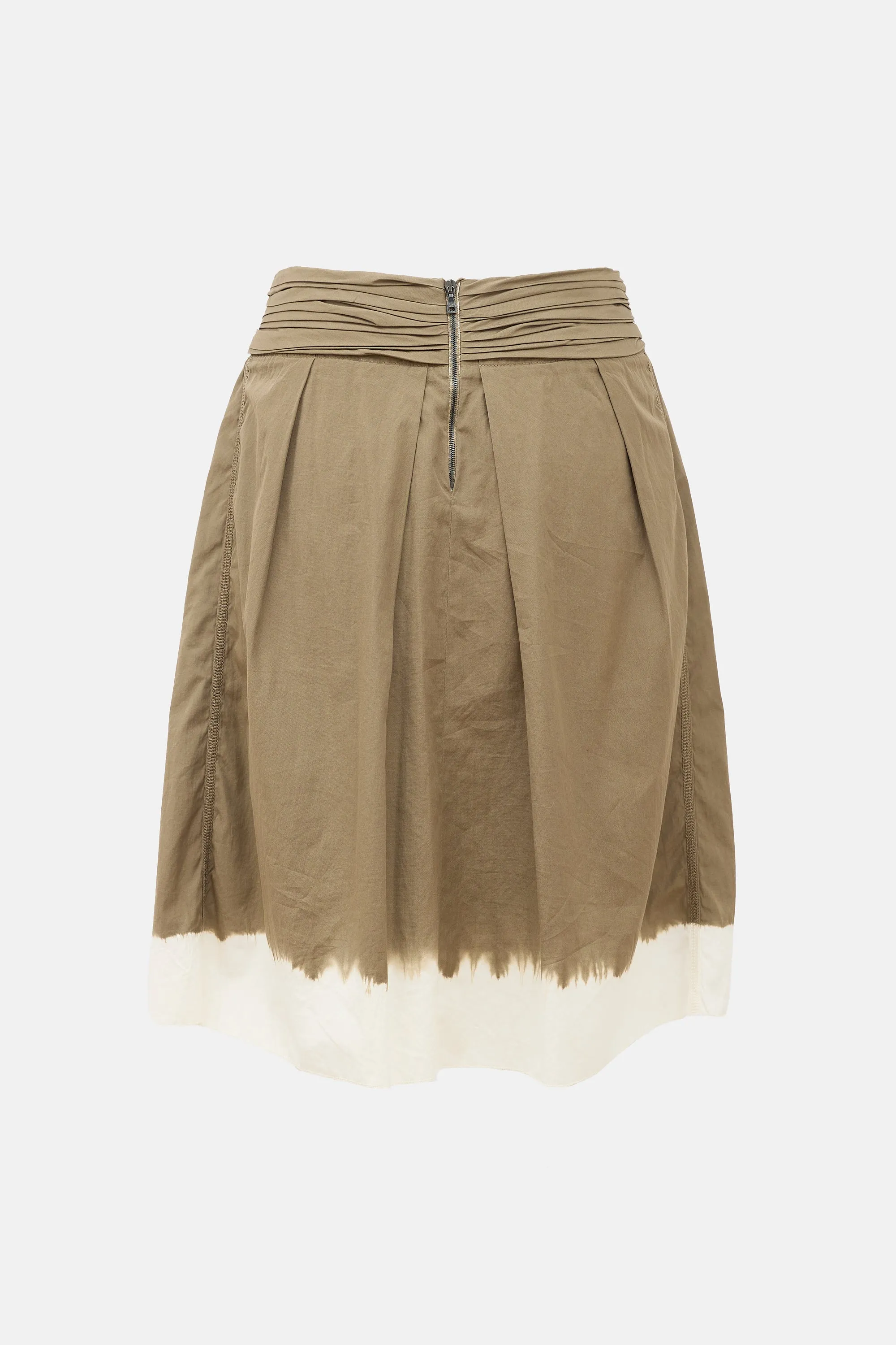 SS 2004 Dip-Dye Pleated Skirt sold by VSP Consignment product image thumbnail 3
