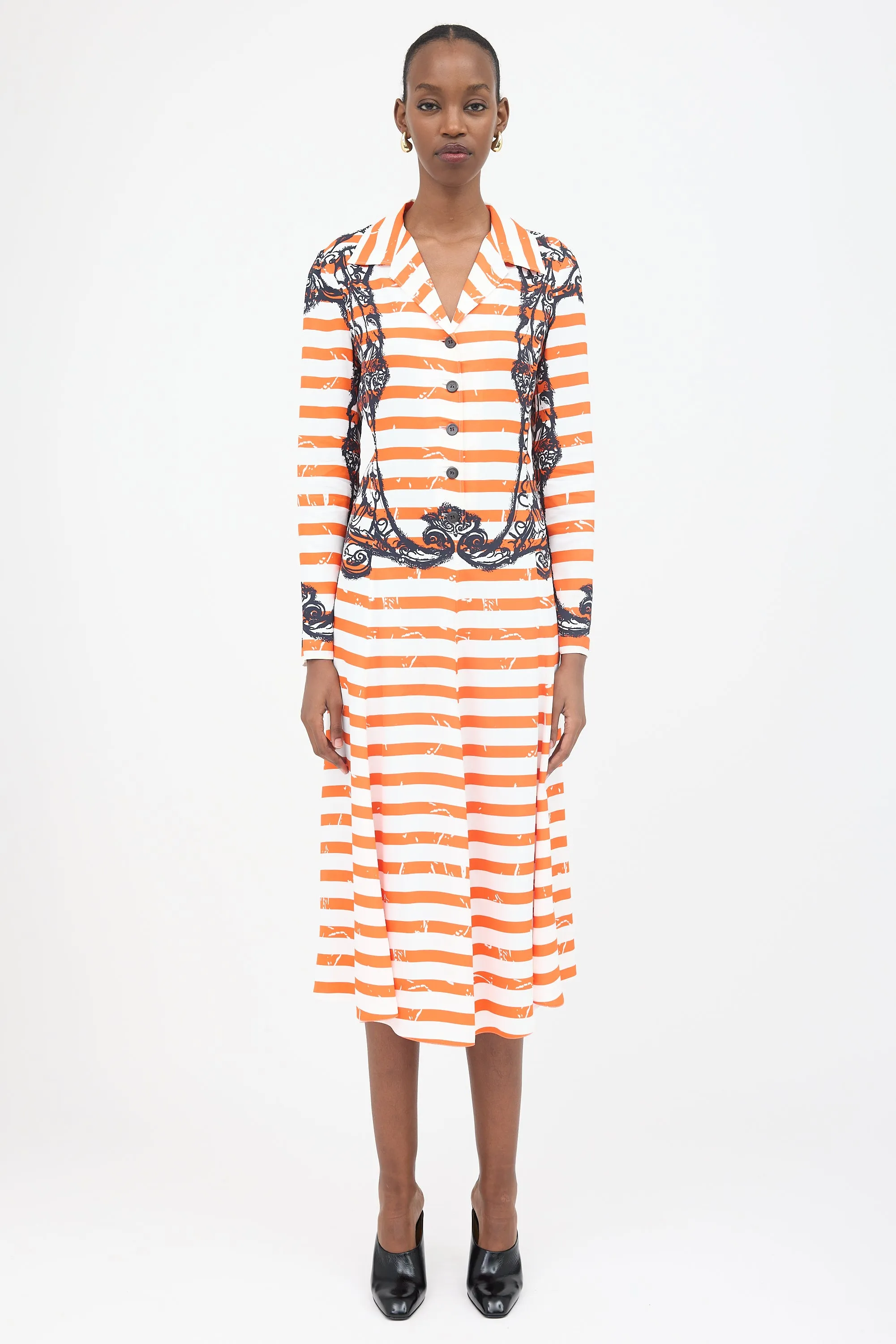 SS 2011 Twill Stripe Dress sold by VSP Consignment product image thumbnail 2