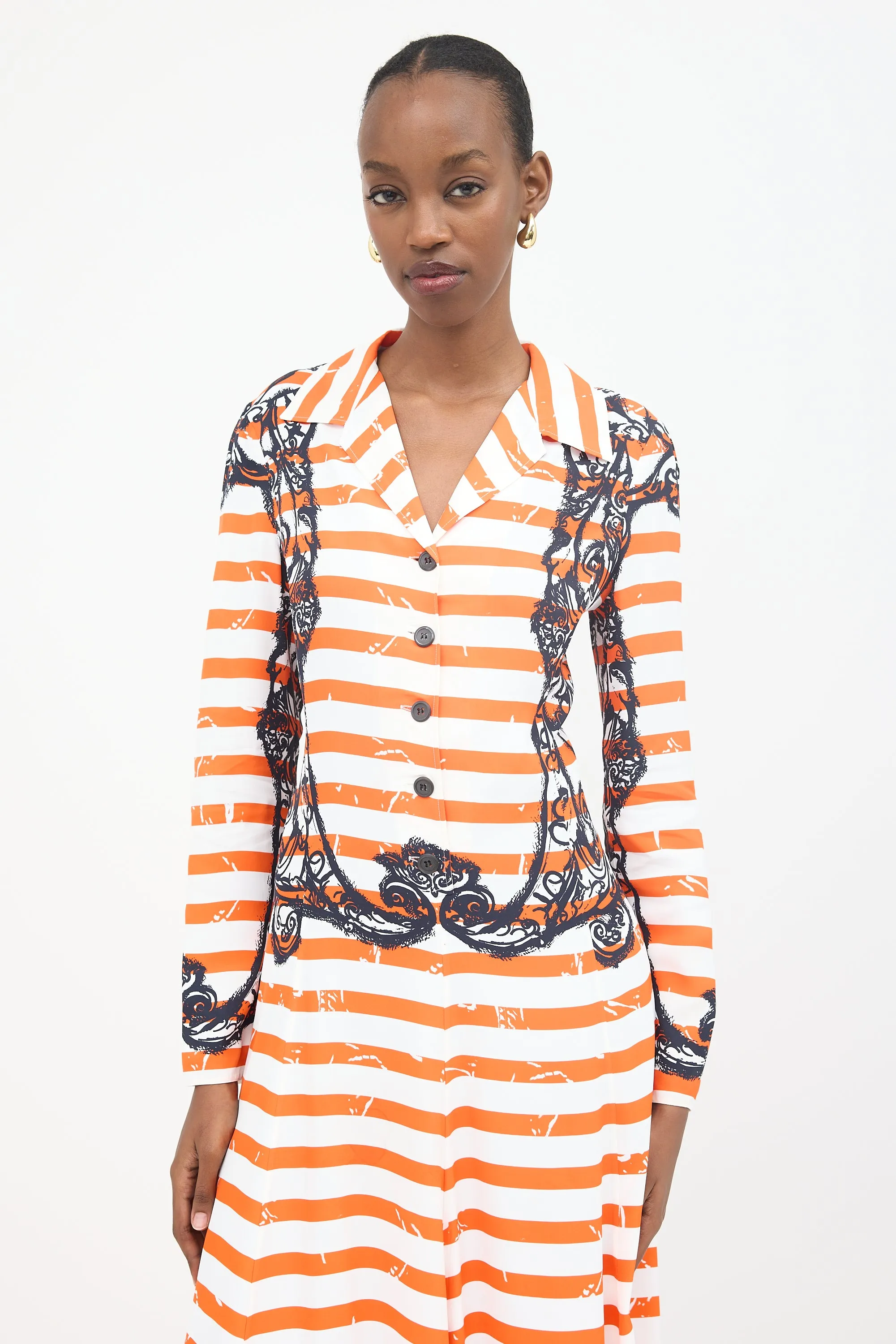 SS 2011 Twill Stripe Dress sold by VSP Consignment product image thumbnail 4