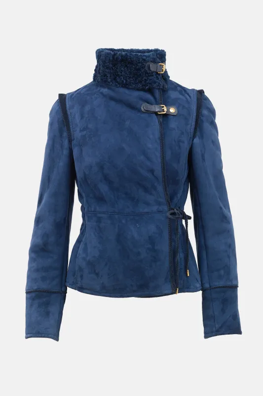 2010s Shearling Tie Jacket sold by VSP Consignment