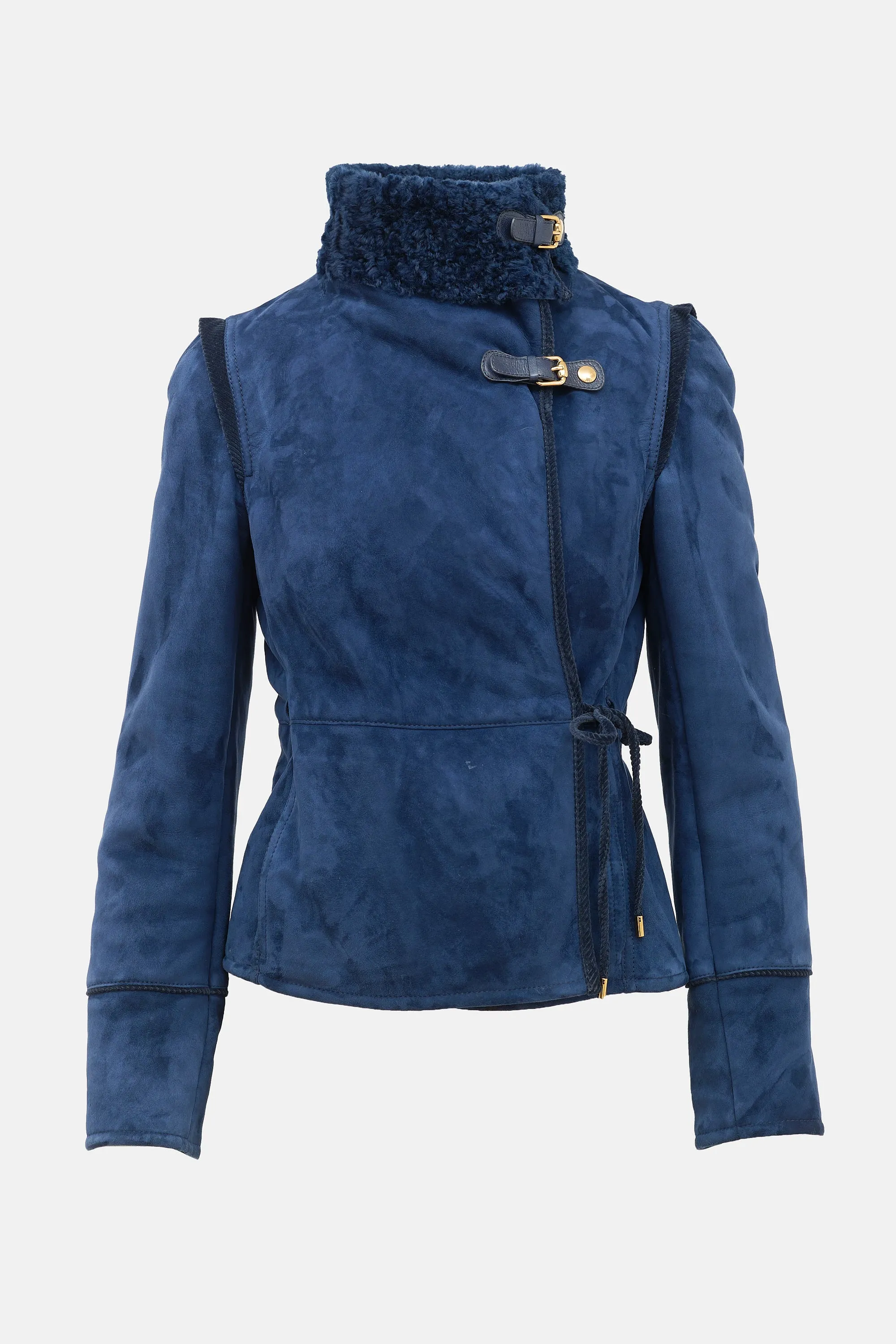 2010s Shearling Tie Jacket sold by VSP Consignment