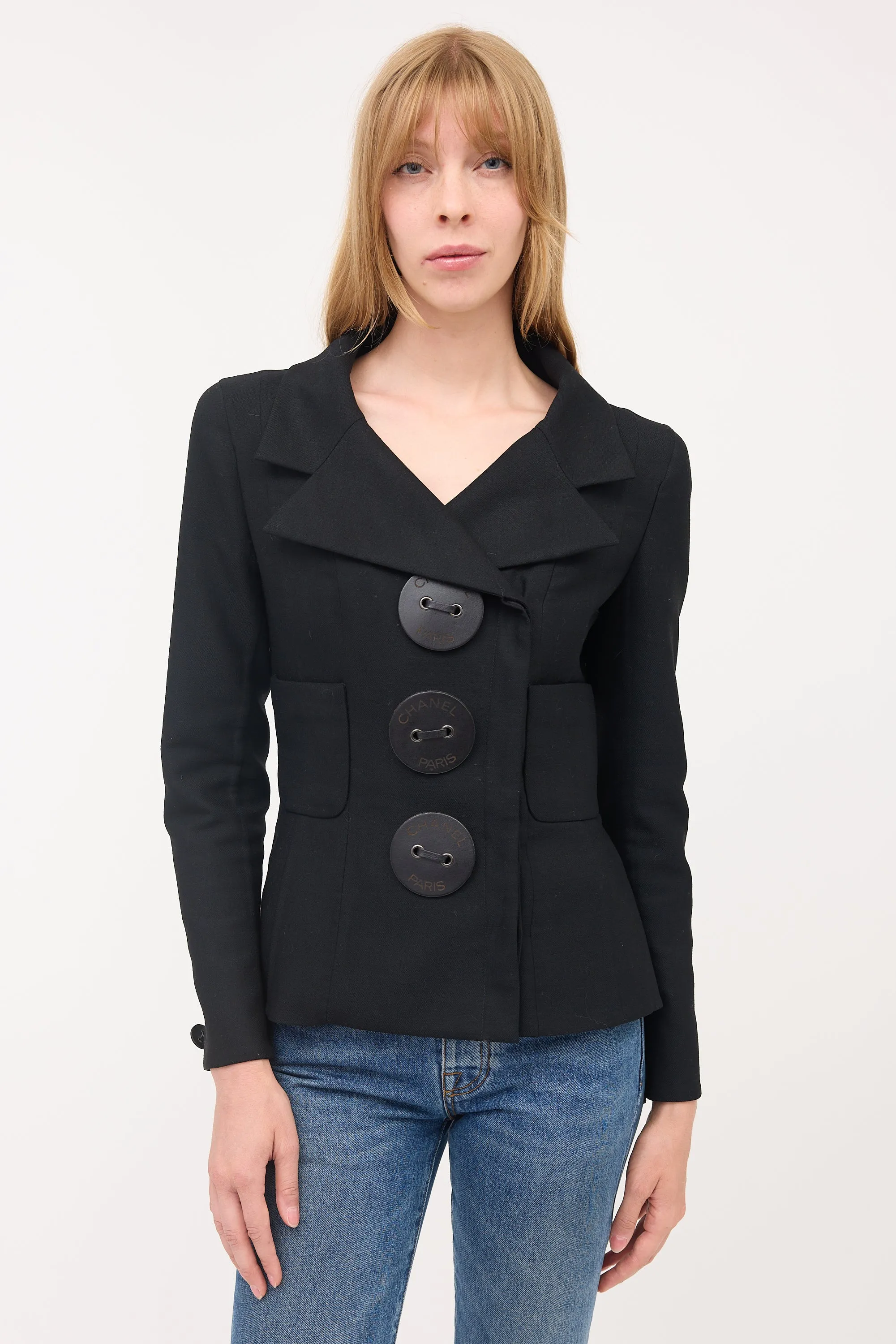 FW 2002 Wool Button Jacket sold by VSP Consignment product image thumbnail 2