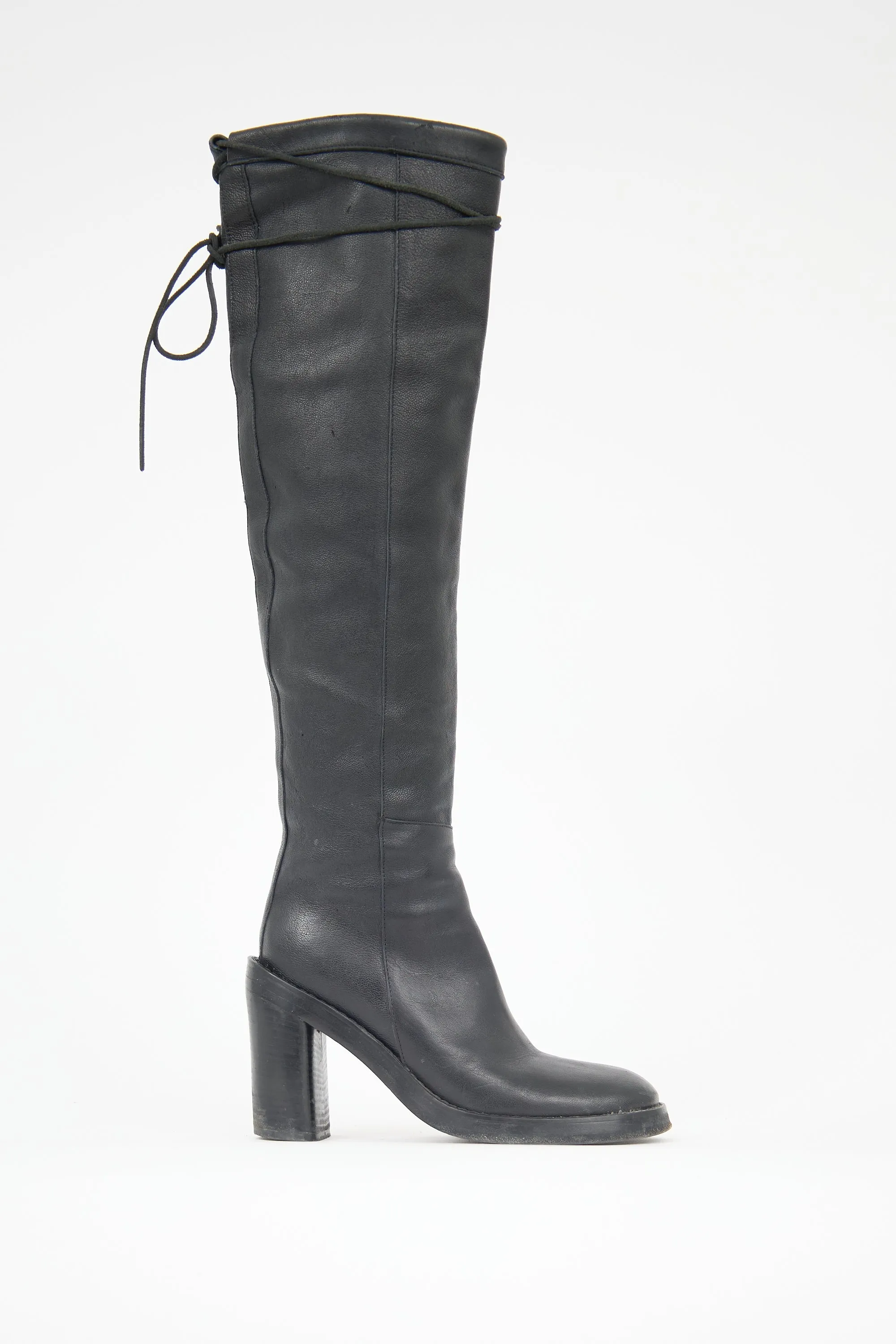 FW 2002 Leather Tall Boot sold by VSP Consignment