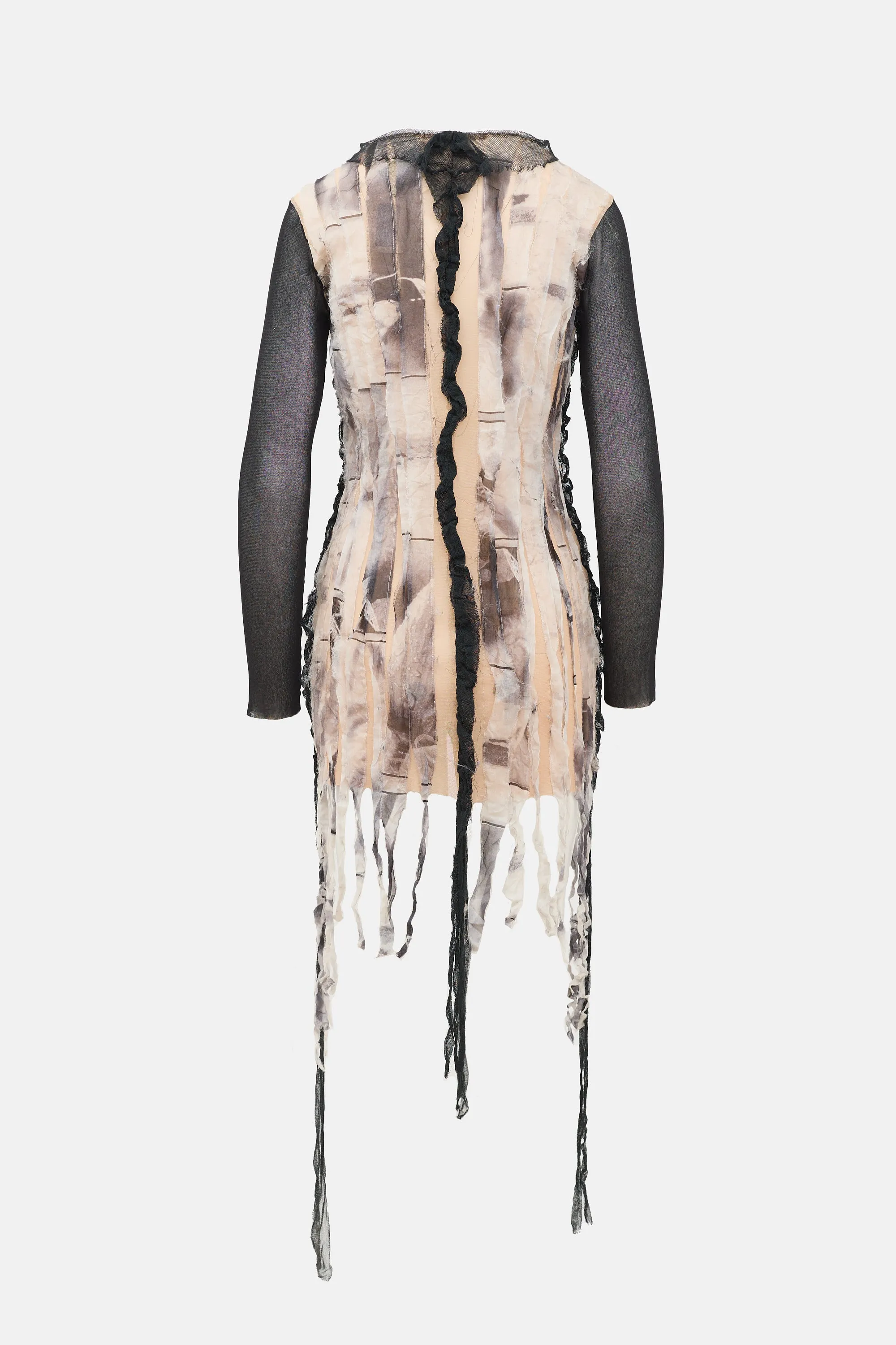 SS 2002 Mesh Fringe Top sold by VSP Consignment product image thumbnail 3