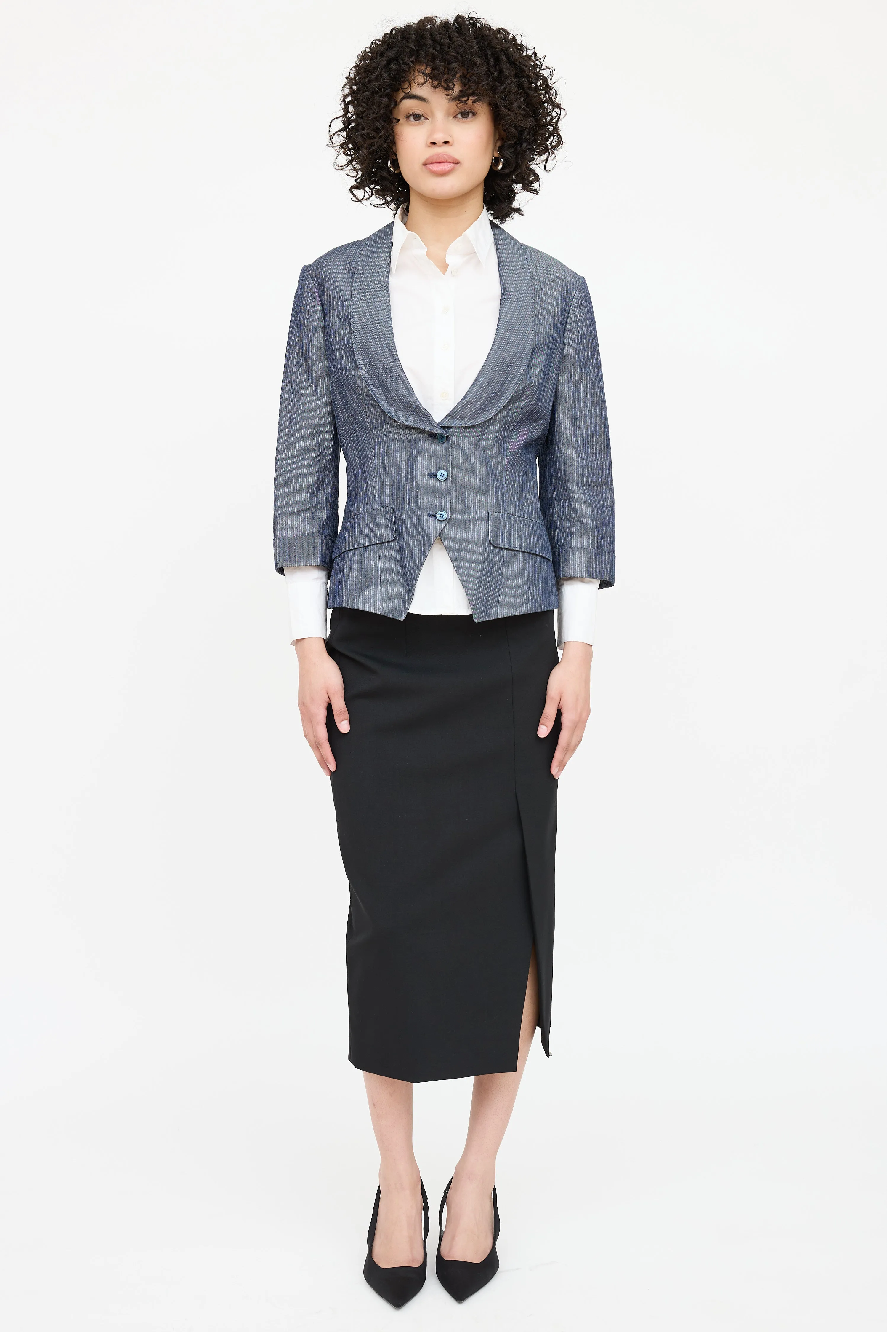 2005 Pinstripe Blazer sold by VSP Consignment product image thumbnail 4