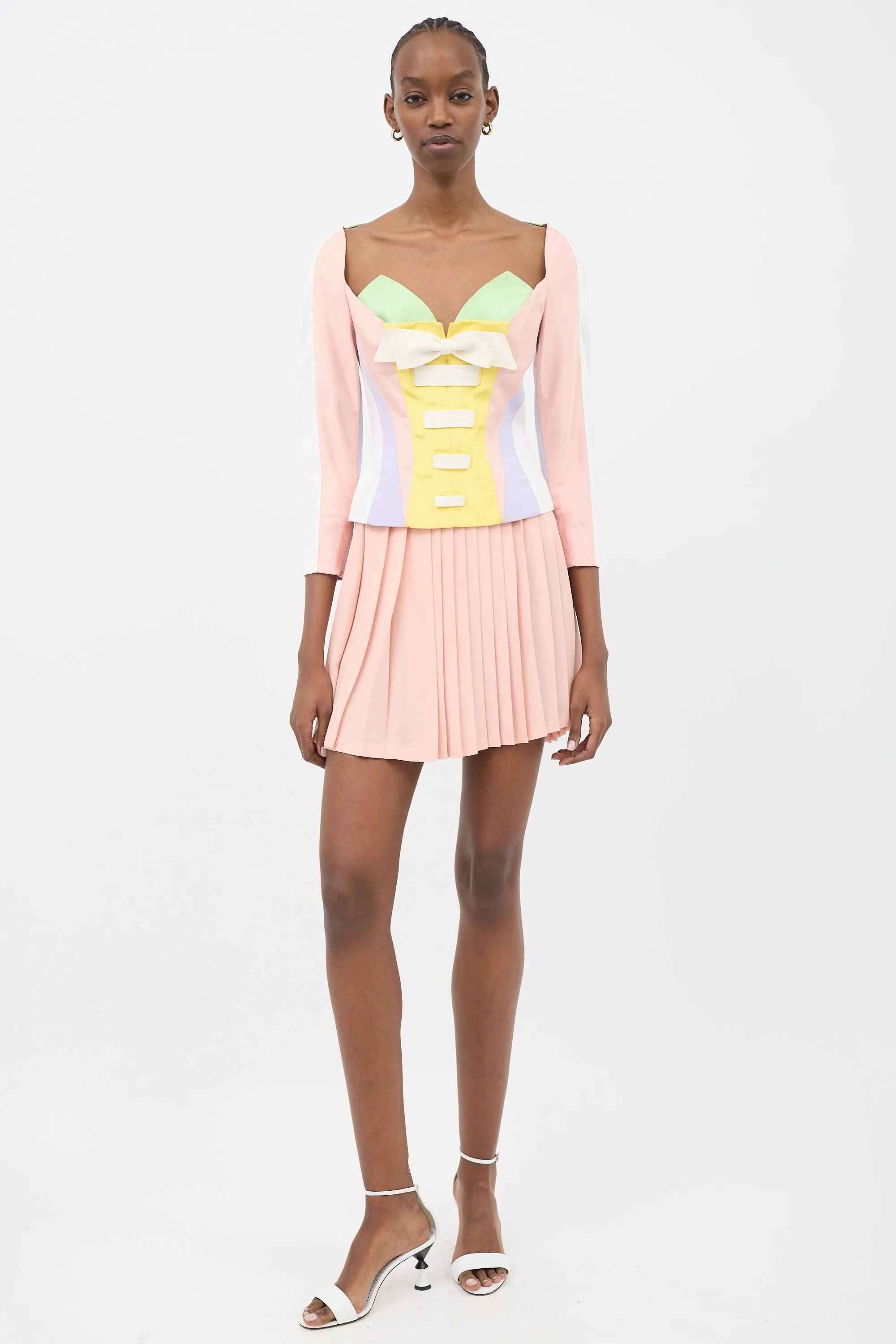 FW 1991 Pastel Bustier Top sold by VSP Consignment product image thumbnail 2