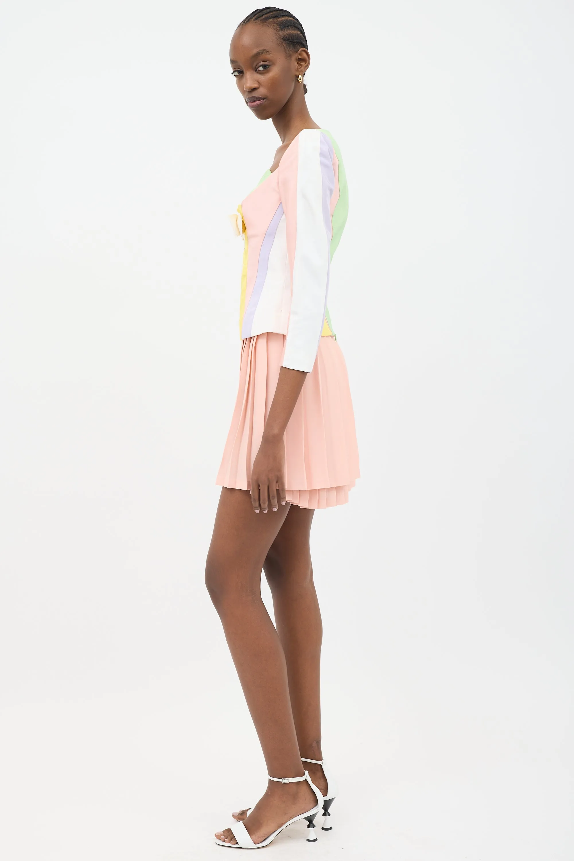 FW 1991 Pastel Bustier Top sold by VSP Consignment product image thumbnail 4