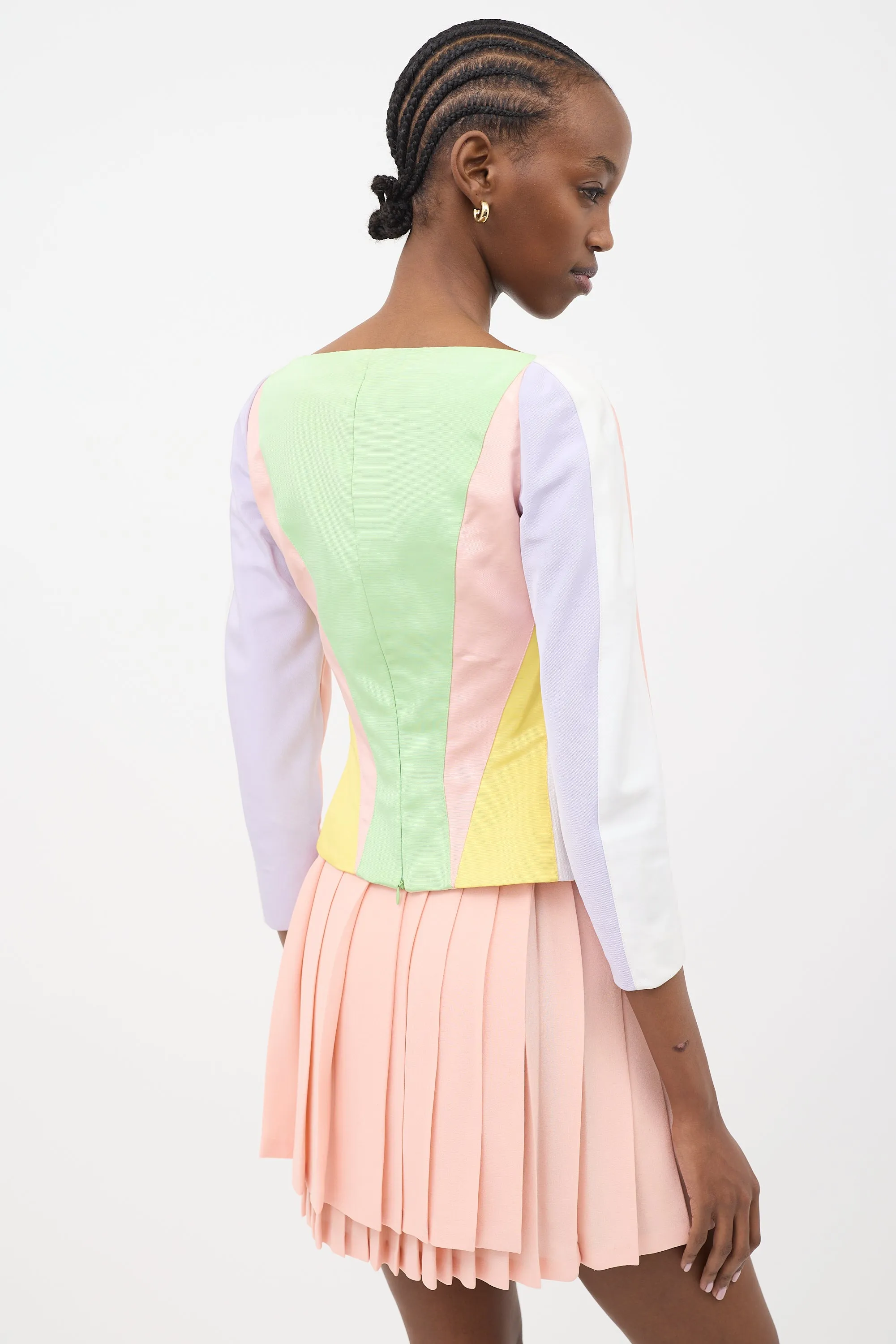 FW 1991 Pastel Bustier Top sold by VSP Consignment product image thumbnail 5