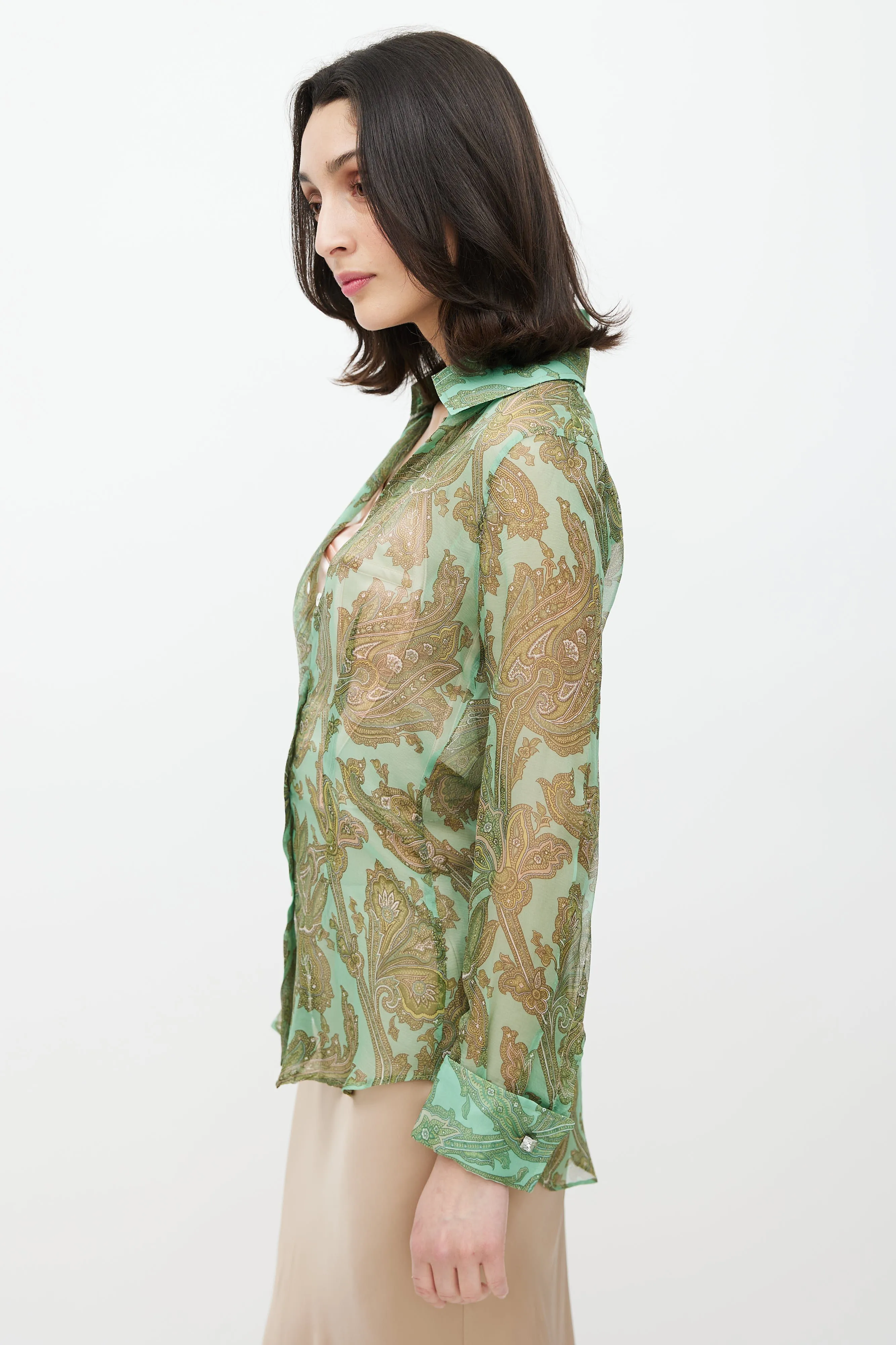 SS 2000 'Mix & Match' Paisley Shirt sold by VSP Consignment product image thumbnail 4