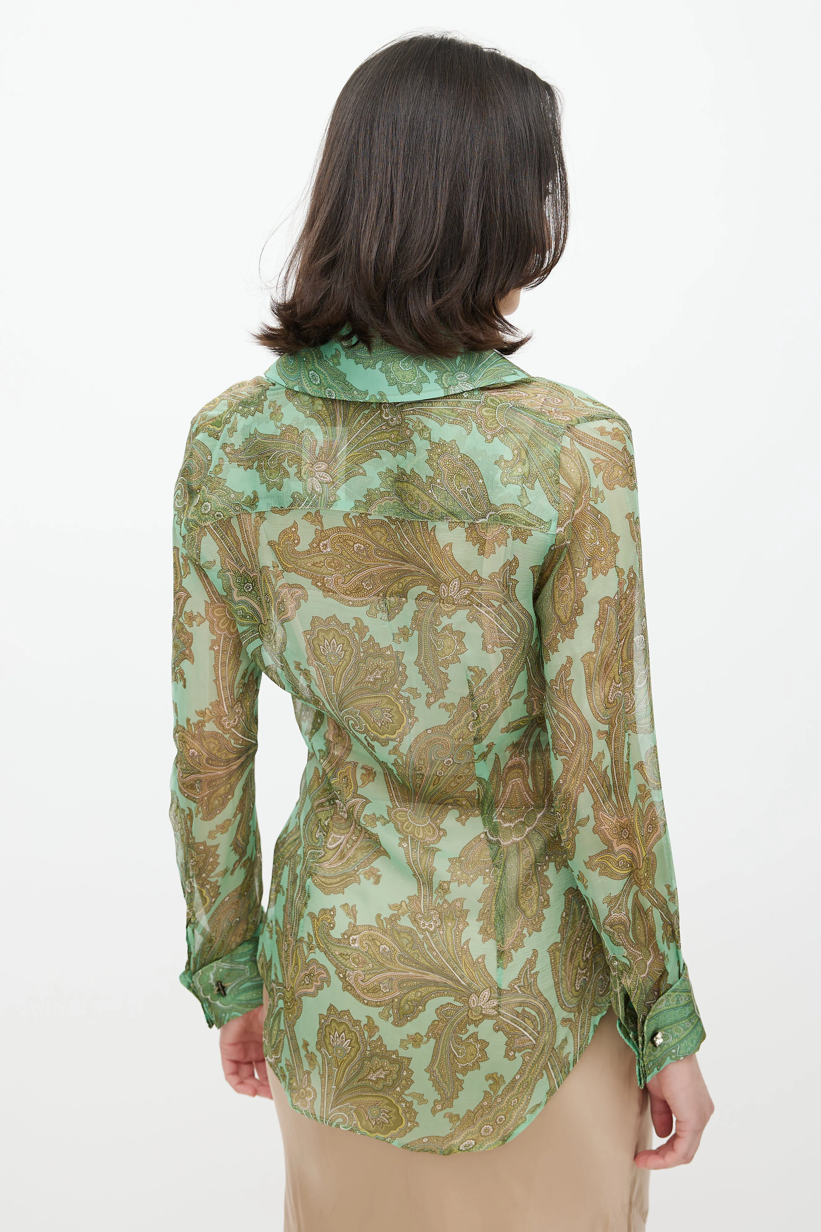 SS 2000 'Mix & Match' Paisley Shirt sold by VSP Consignment product image thumbnail 5