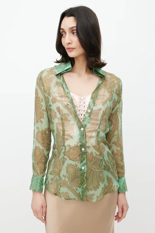 SS 2000 'Mix & Match' Paisley Shirt made by Dolce & Gabanna