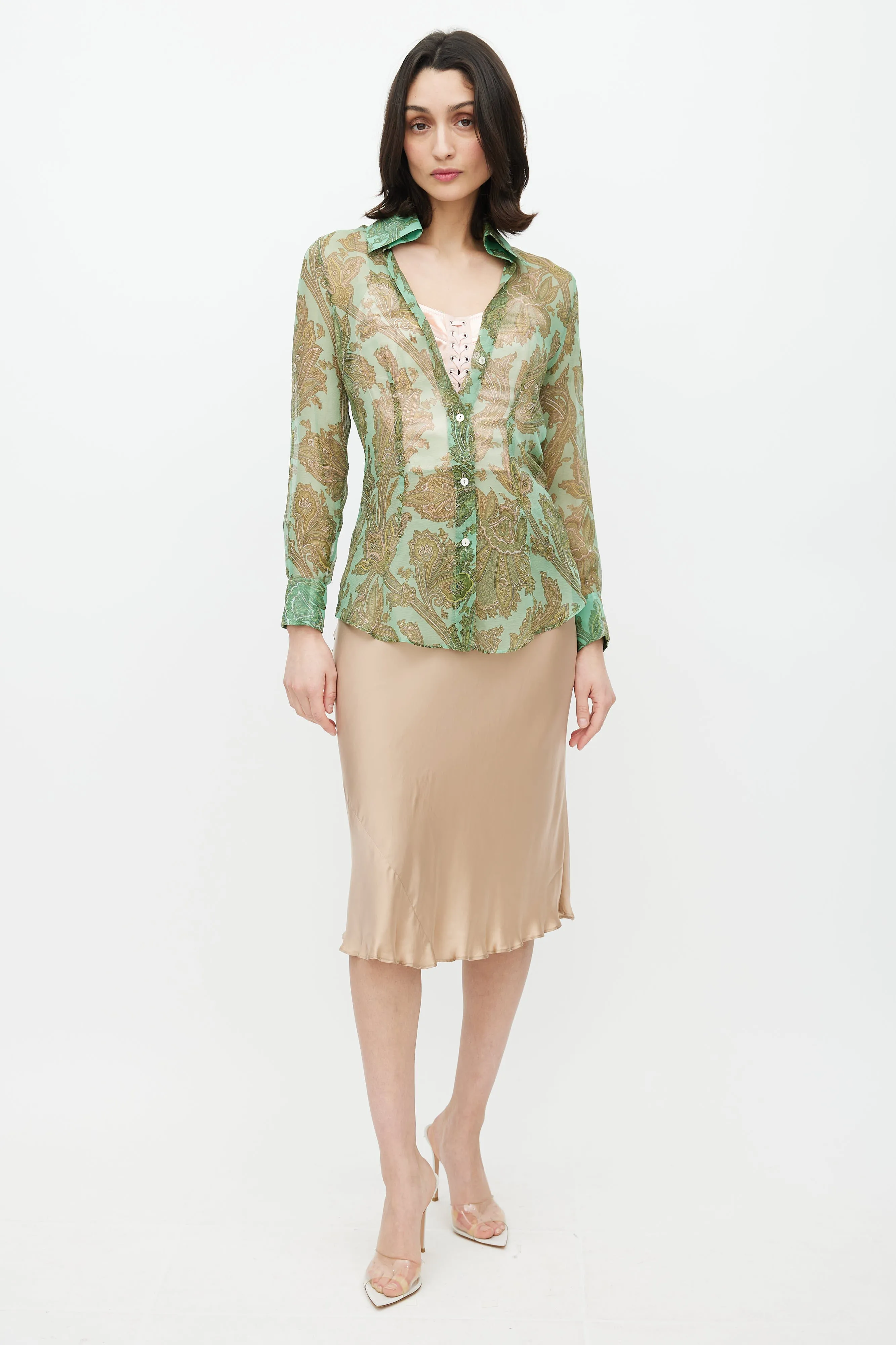 SS 2000 'Mix & Match' Paisley Shirt sold by VSP Consignment product image thumbnail 2