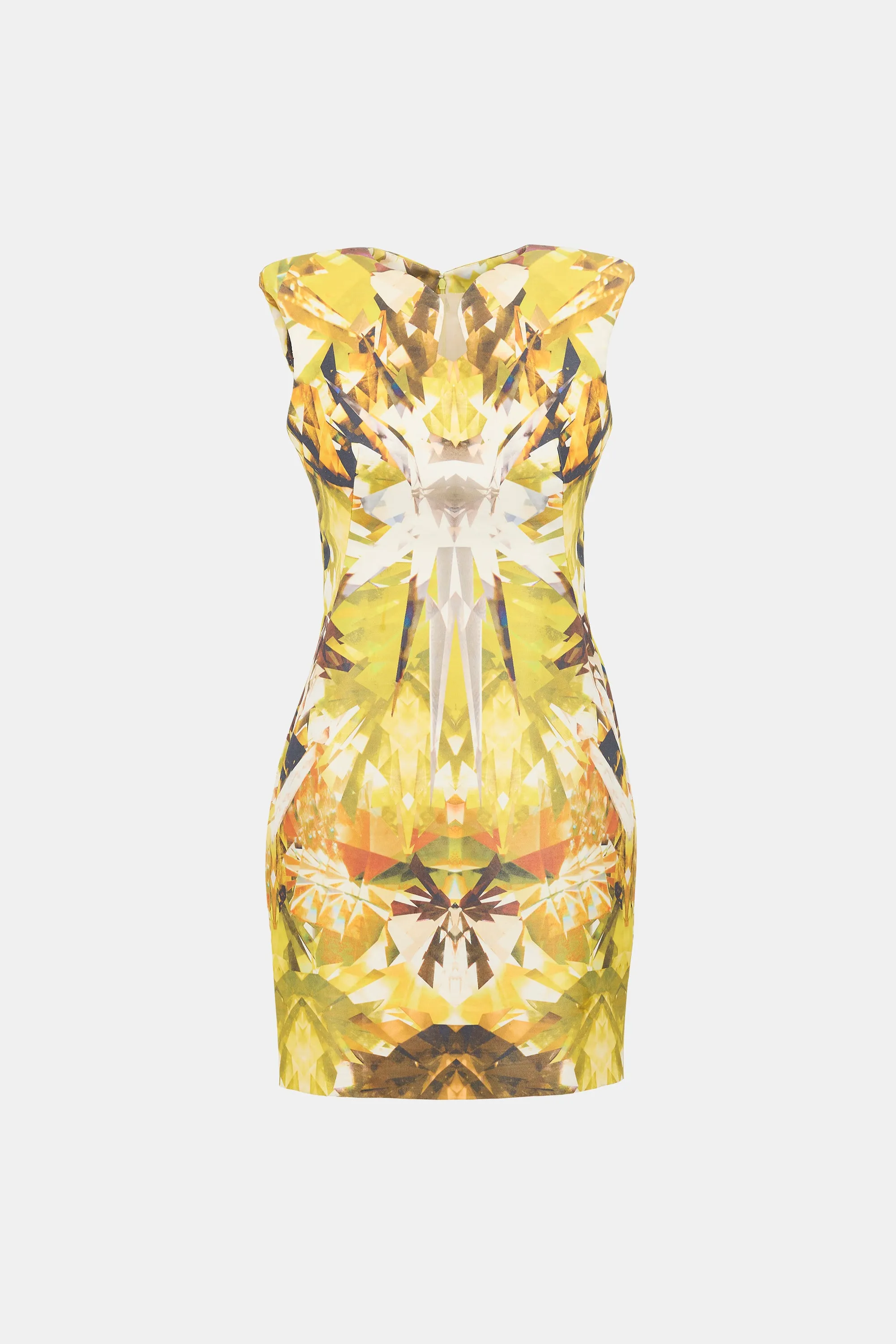 SS 2009 Crystal Printed Dress sold by VSP Consignment