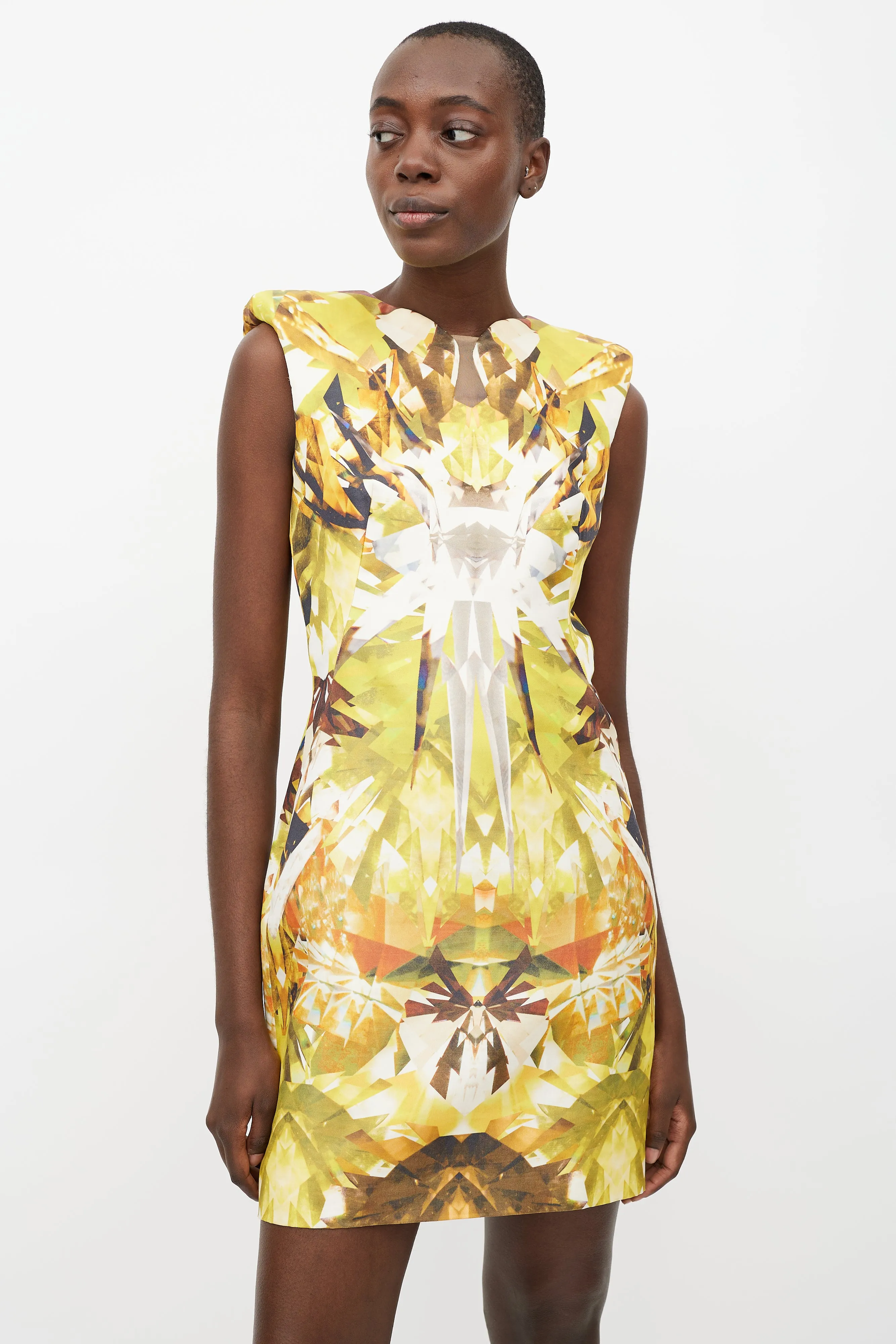 SS 2009 Crystal Printed Dress sold by VSP Consignment product image thumbnail 2