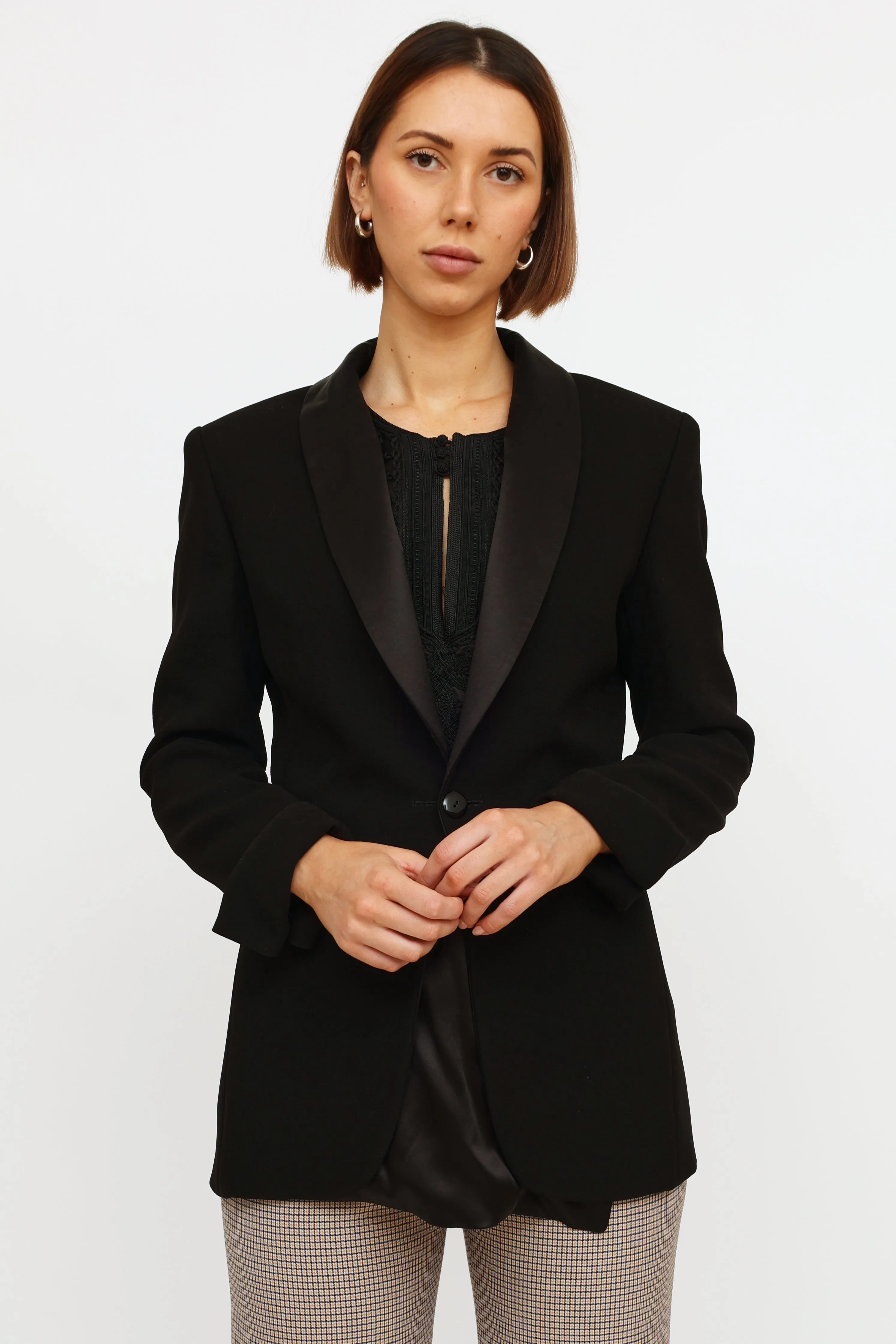 C. 2008 Femme Embroidered Insert Blazer sold by VSP Consignment product image thumbnail 2