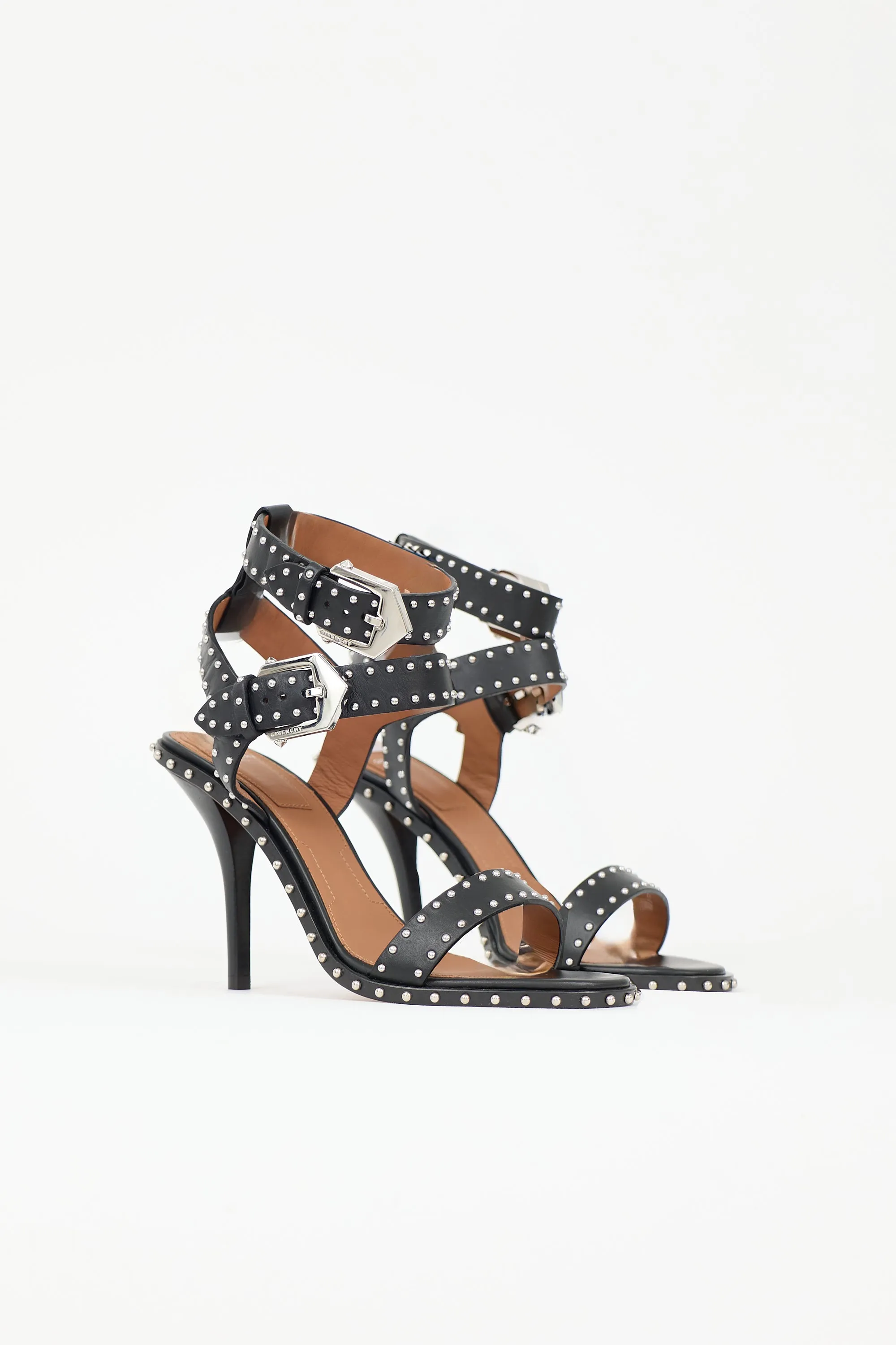 Leather Studded Heel sold by VSP Consignment product image thumbnail 2