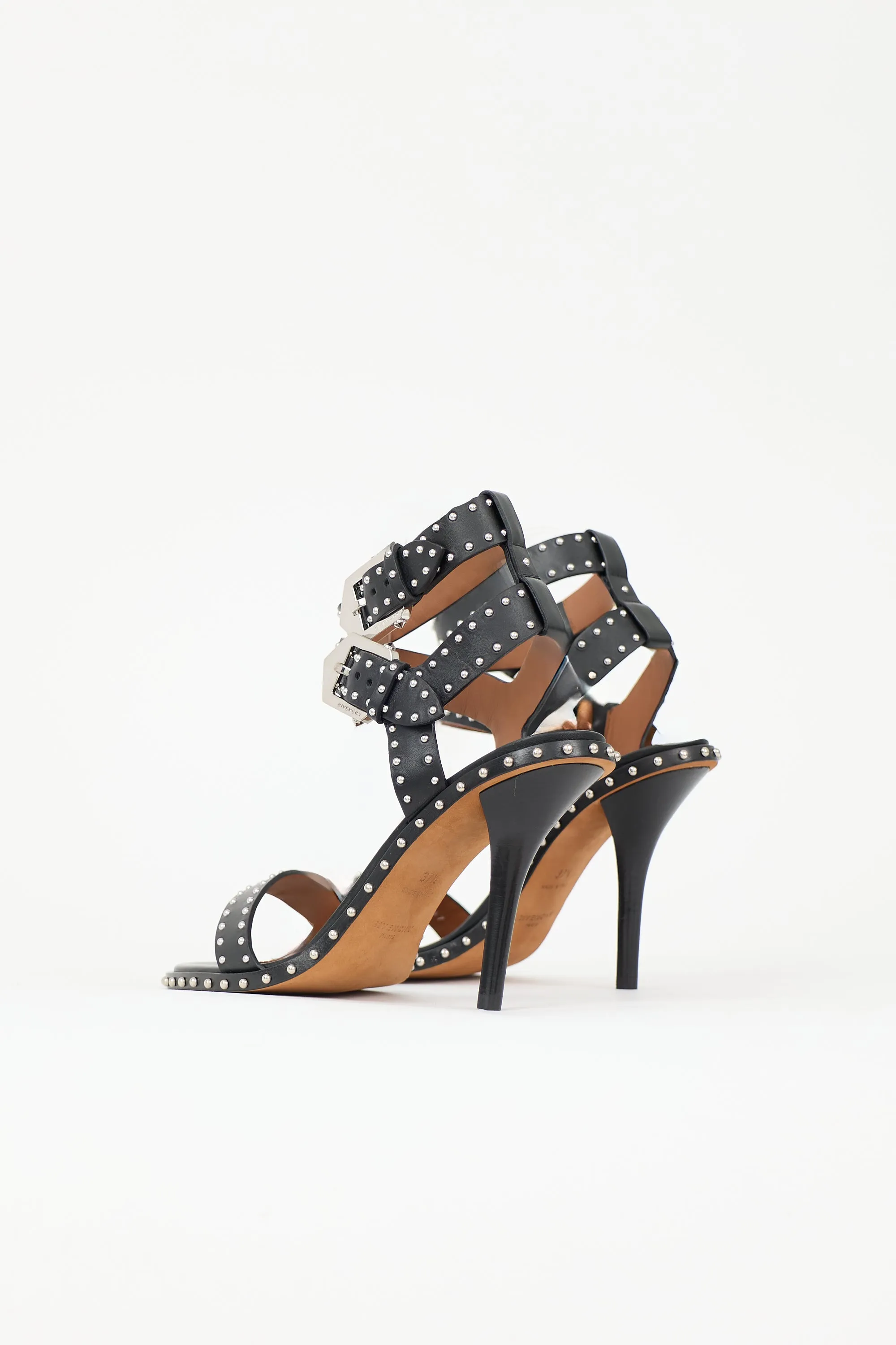 Leather Studded Heel sold by VSP Consignment product image thumbnail 4