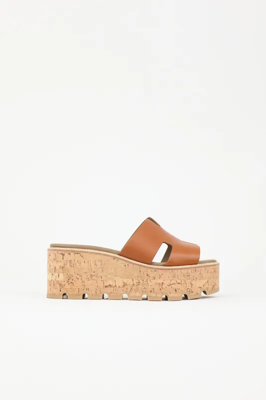 Leather Eze 30 Sandal made by Hermes