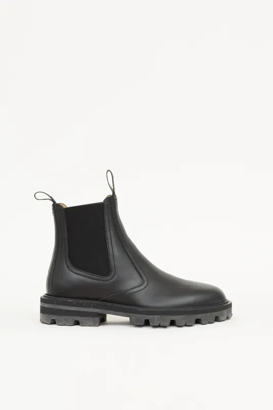 Margaret Leather Chelsea Boot made by Celine