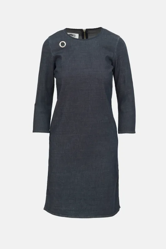 Grommet Denim Dress made by Maison Margiela