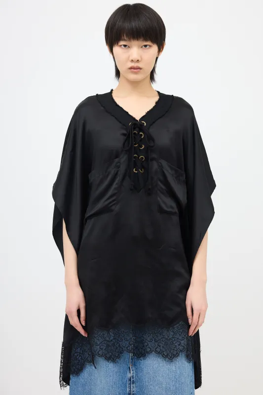 Silk Satin Oversized Top made by Faith Connexion