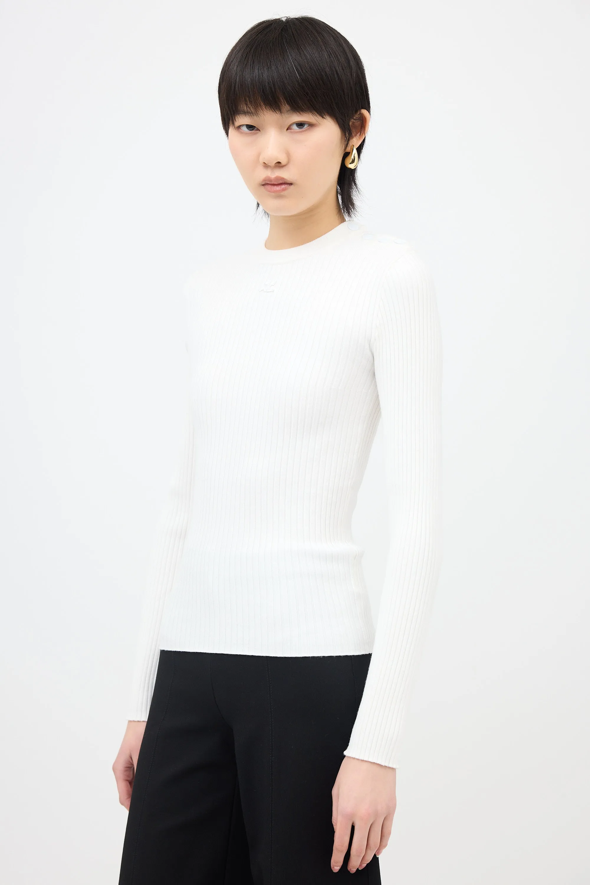 Ribbed Logo Top sold by VSP Consignment product image thumbnail 4