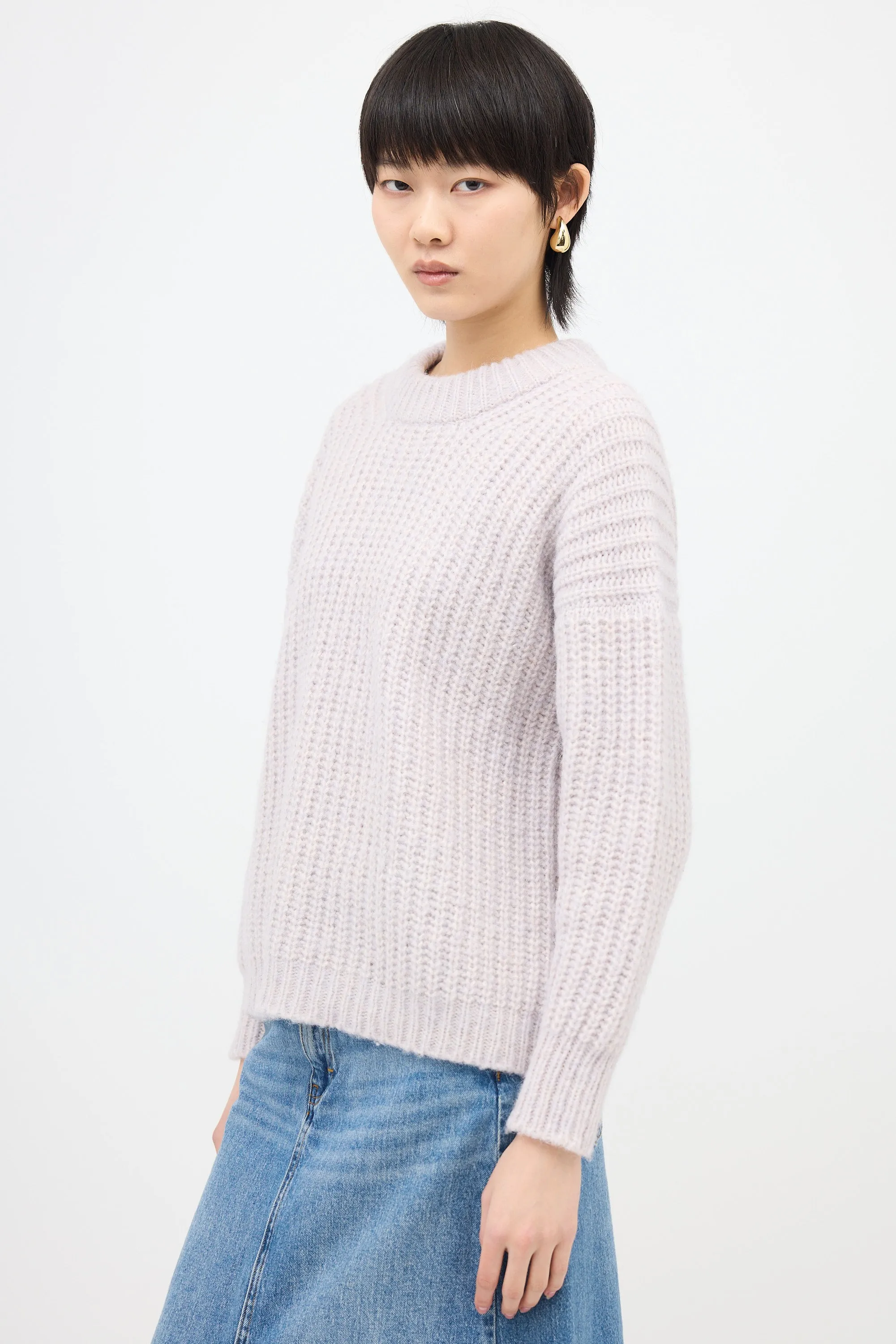 Wool Rib Knit Sweater sold by VSP Consignment product image thumbnail 3