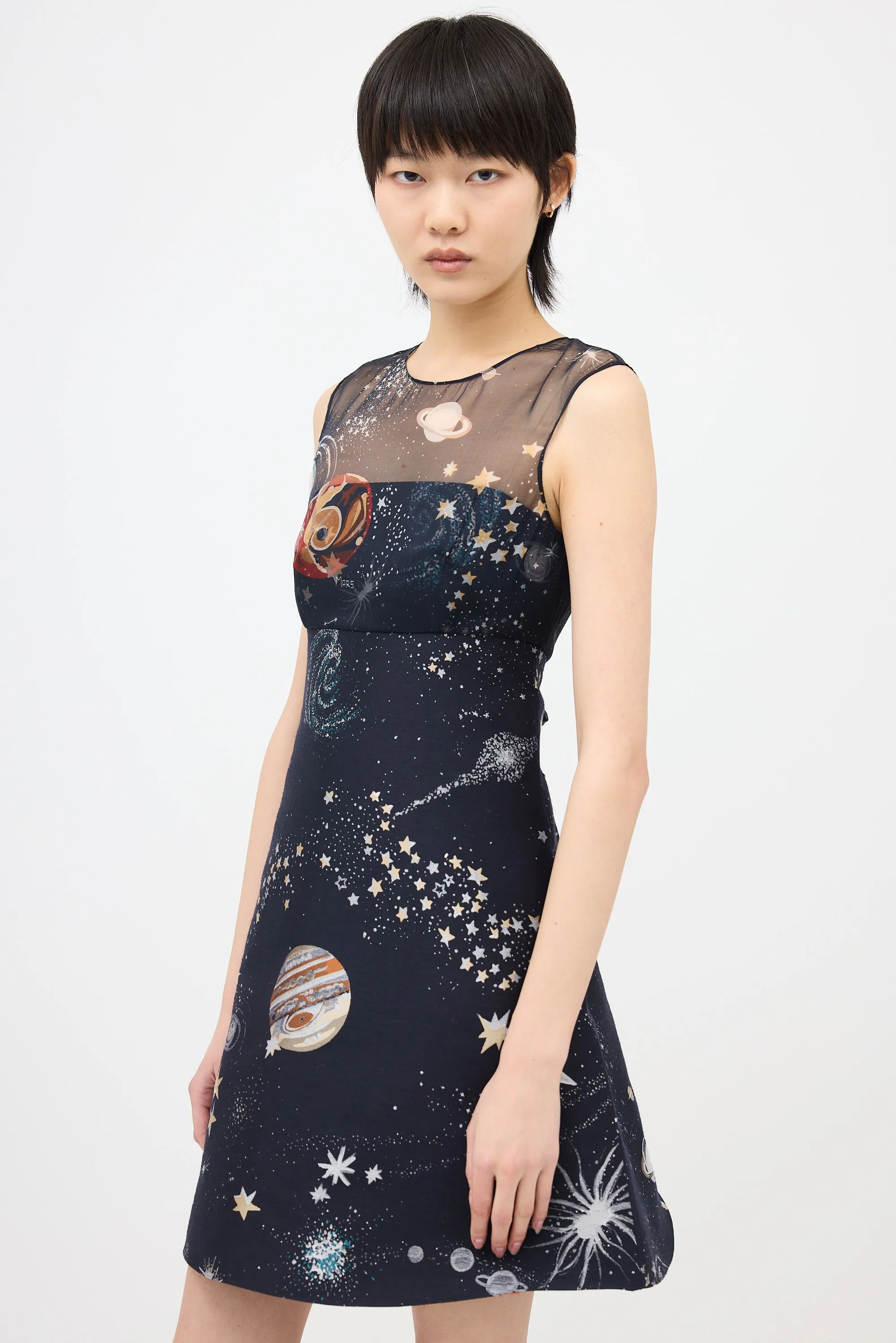 Milky Way Jacquard Mini Dress sold by VSP Consignment product image thumbnail 3