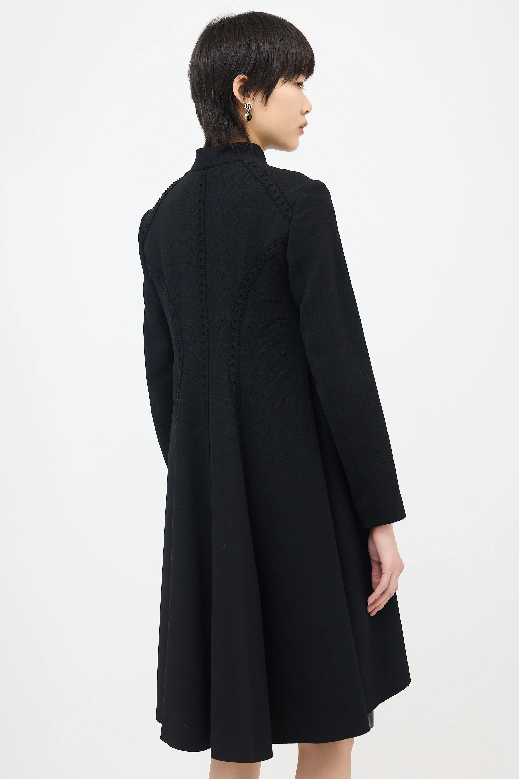 2008 Wool Brogue Coat Dress sold by VSP Consignment product image thumbnail 5