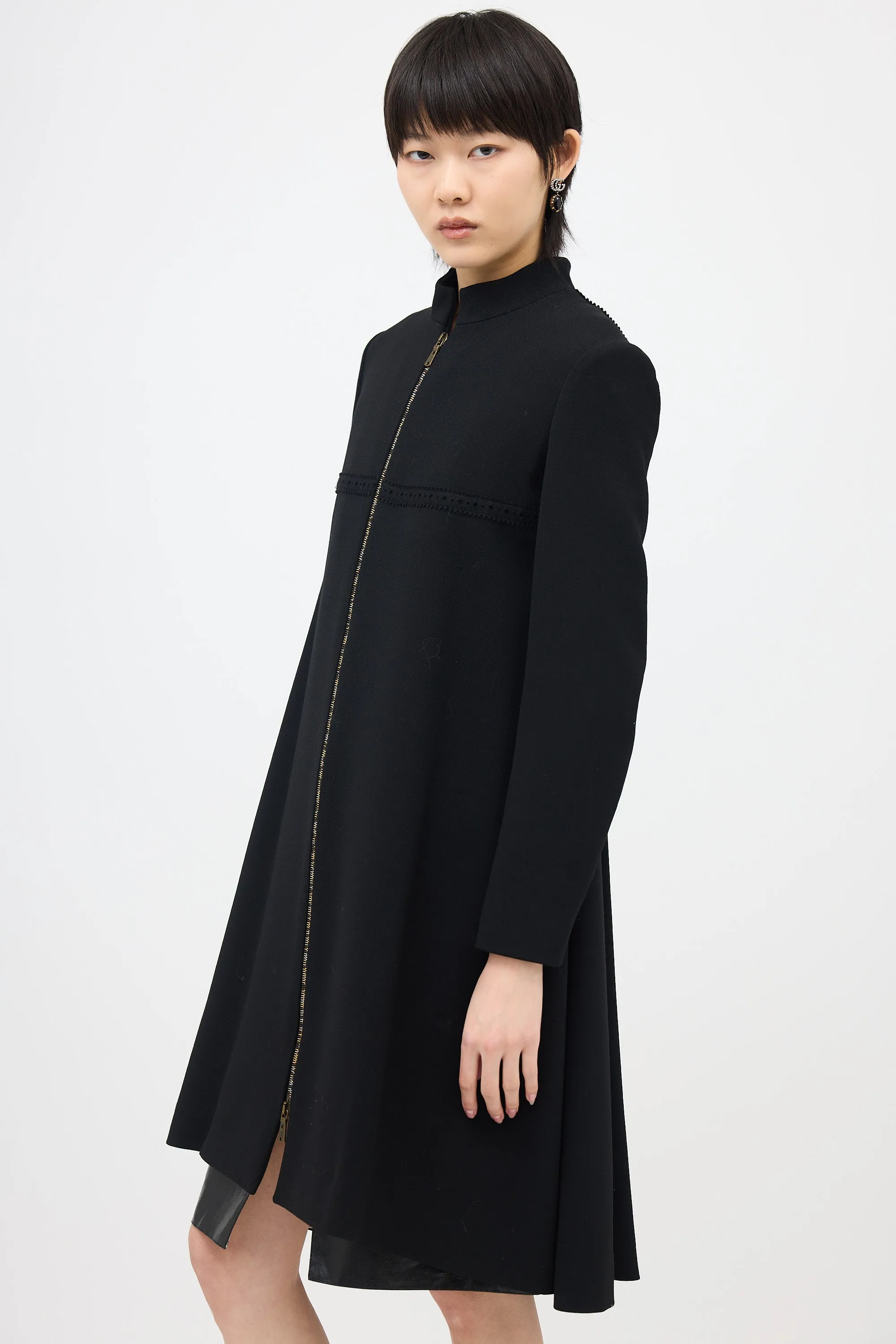 2008 Wool Brogue Coat Dress sold by VSP Consignment product image thumbnail 4