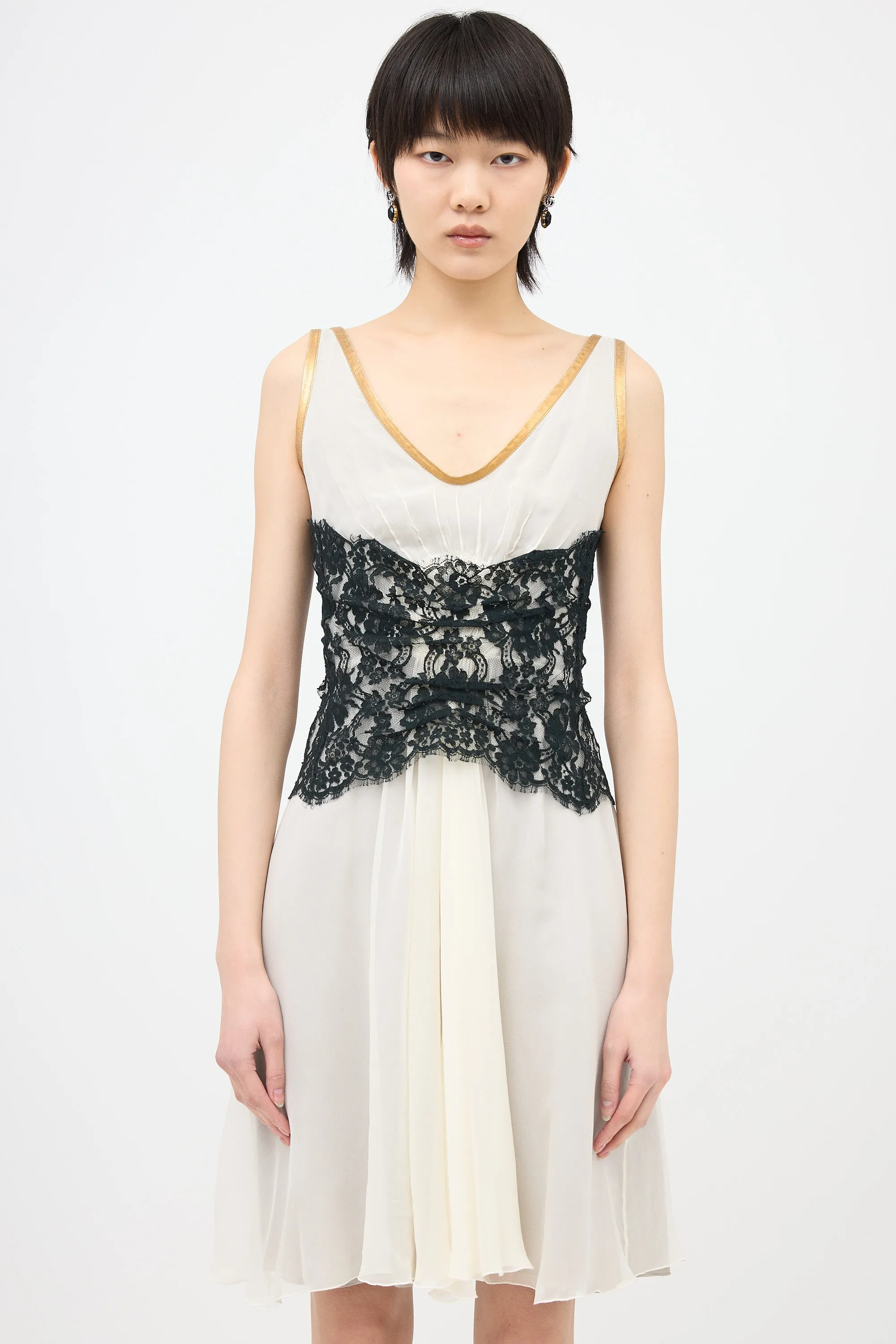 Silk & Lace Dress sold by VSP Consignment