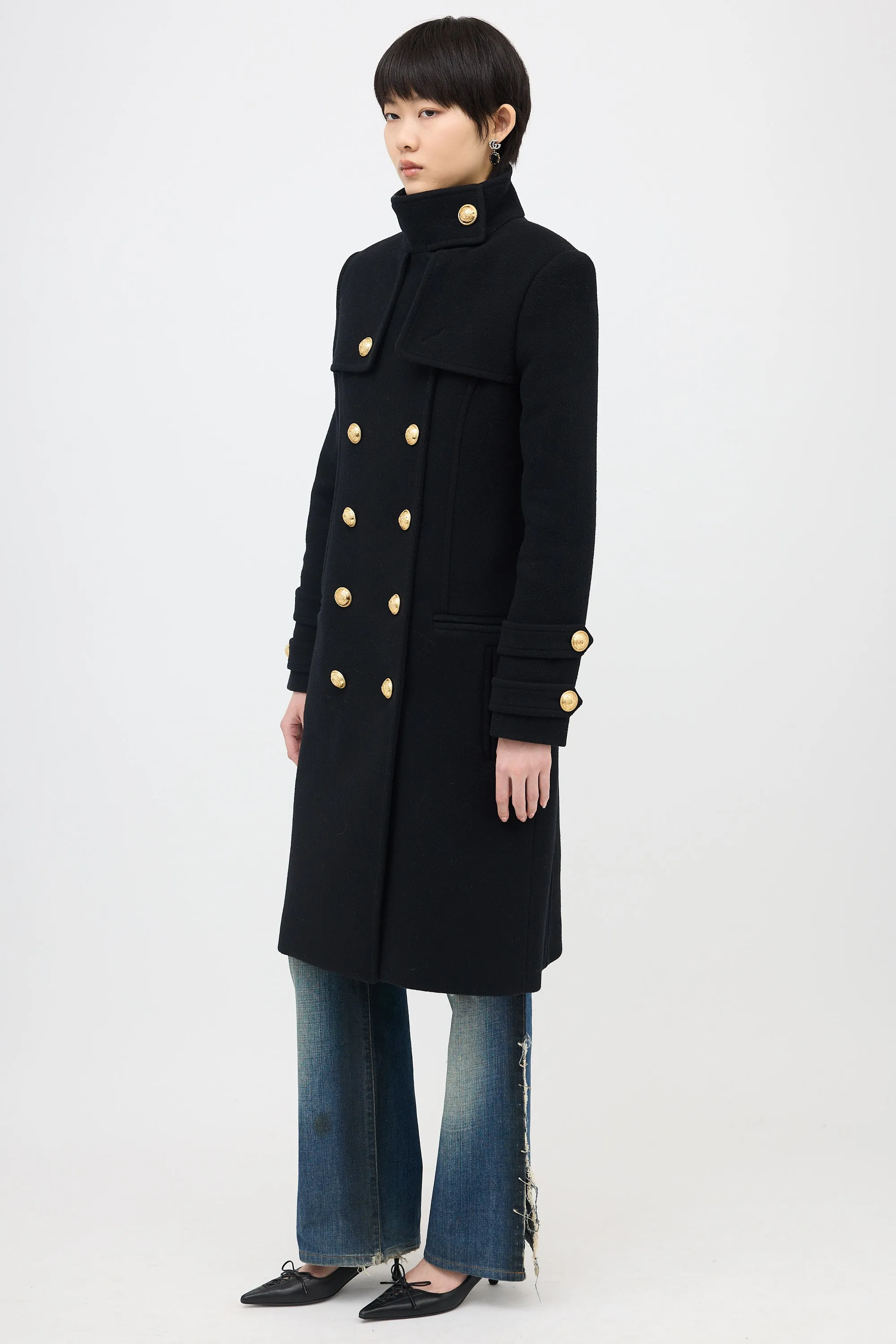 Wool & Cashmere Coat sold by VSP Consignment product image thumbnail 4