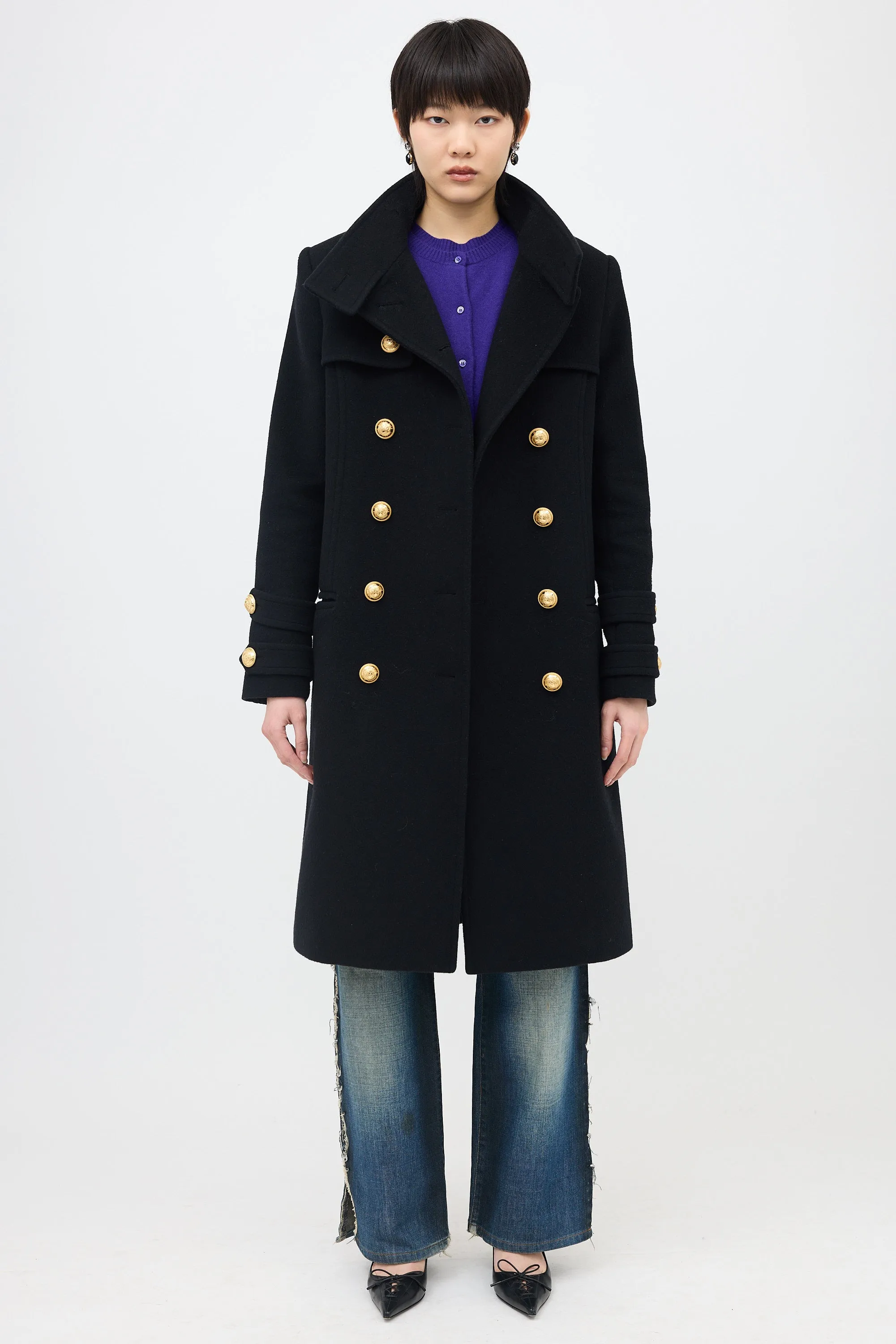 Wool & Cashmere Coat sold by VSP Consignment product image thumbnail 3