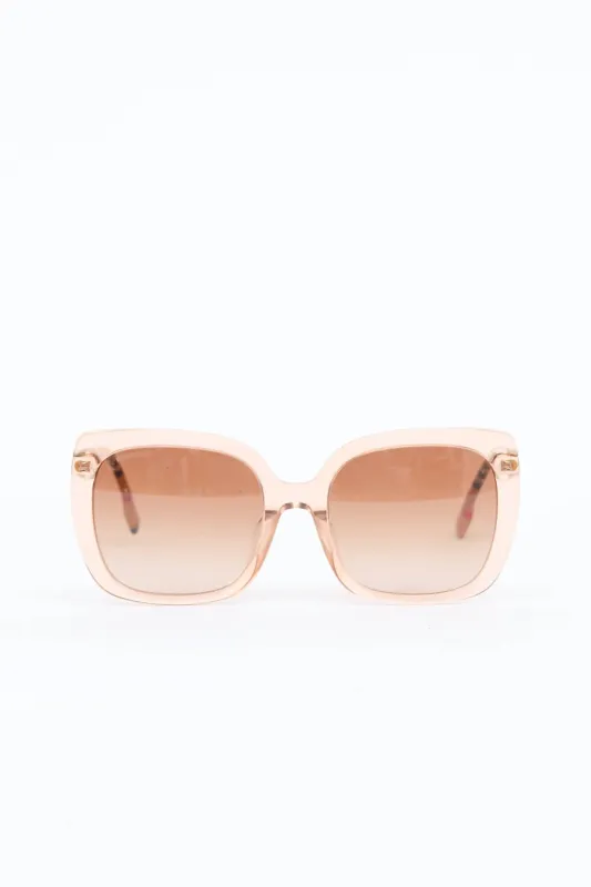Clear 4006/13 Square Sunglasses made by Burberry