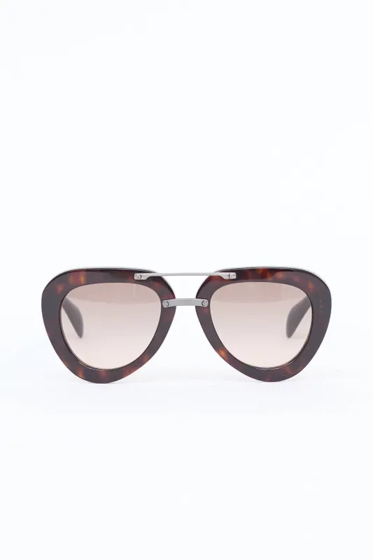SPR 28R Aviator Sunglasses made by Prada